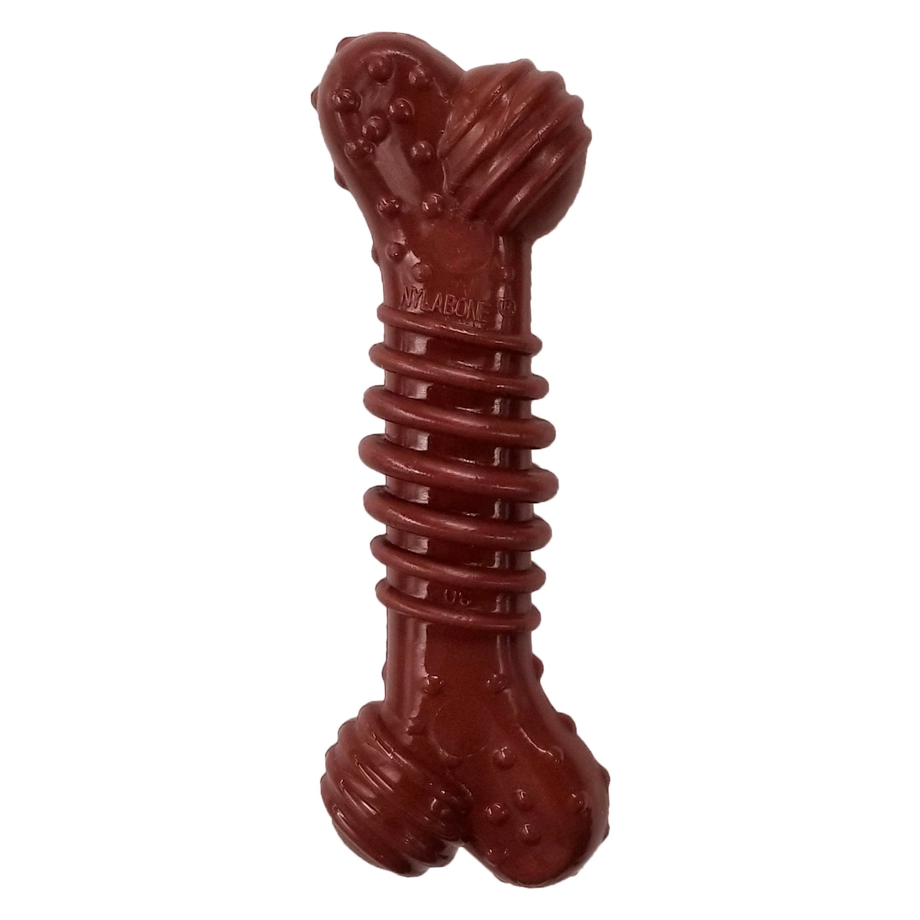 Nylabone Power Chew Textured Bone Dog Toy Medley Flavor Medium/Wolf - Up To 35 lbs - Image 6