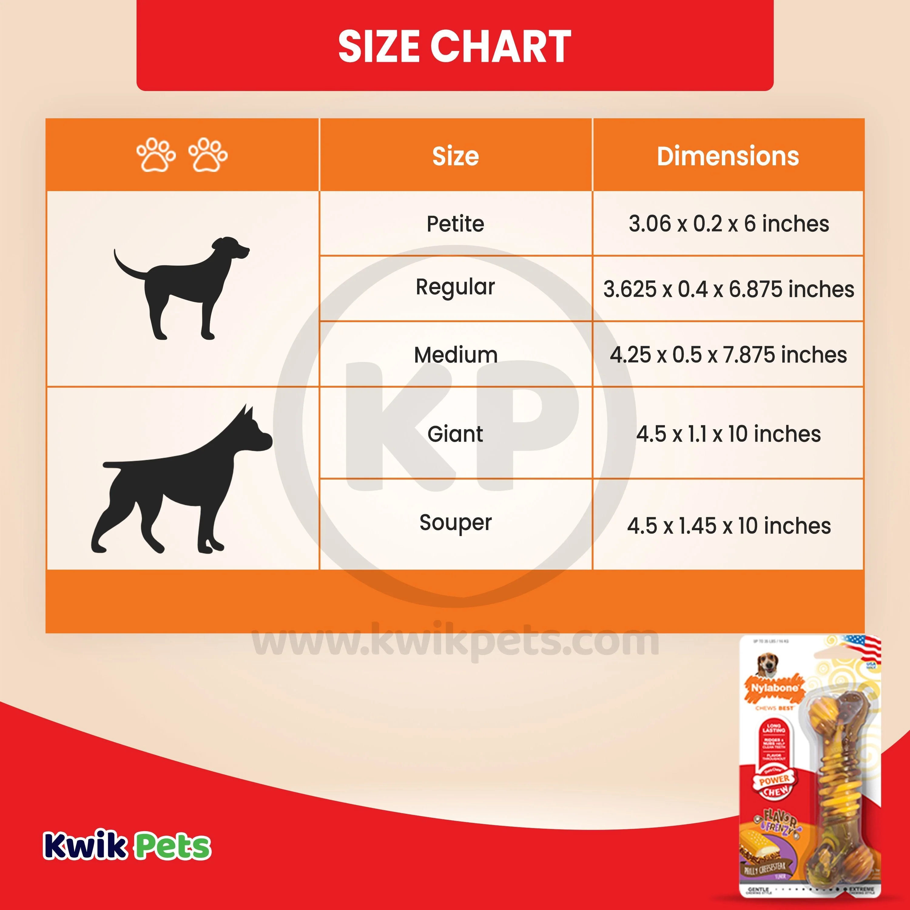 Nylabone Flavor Frenzy Power Chew Durable Dog Toy Philly Cheesesteak Medium/Wolf - Up To 35 lbs - Image 5