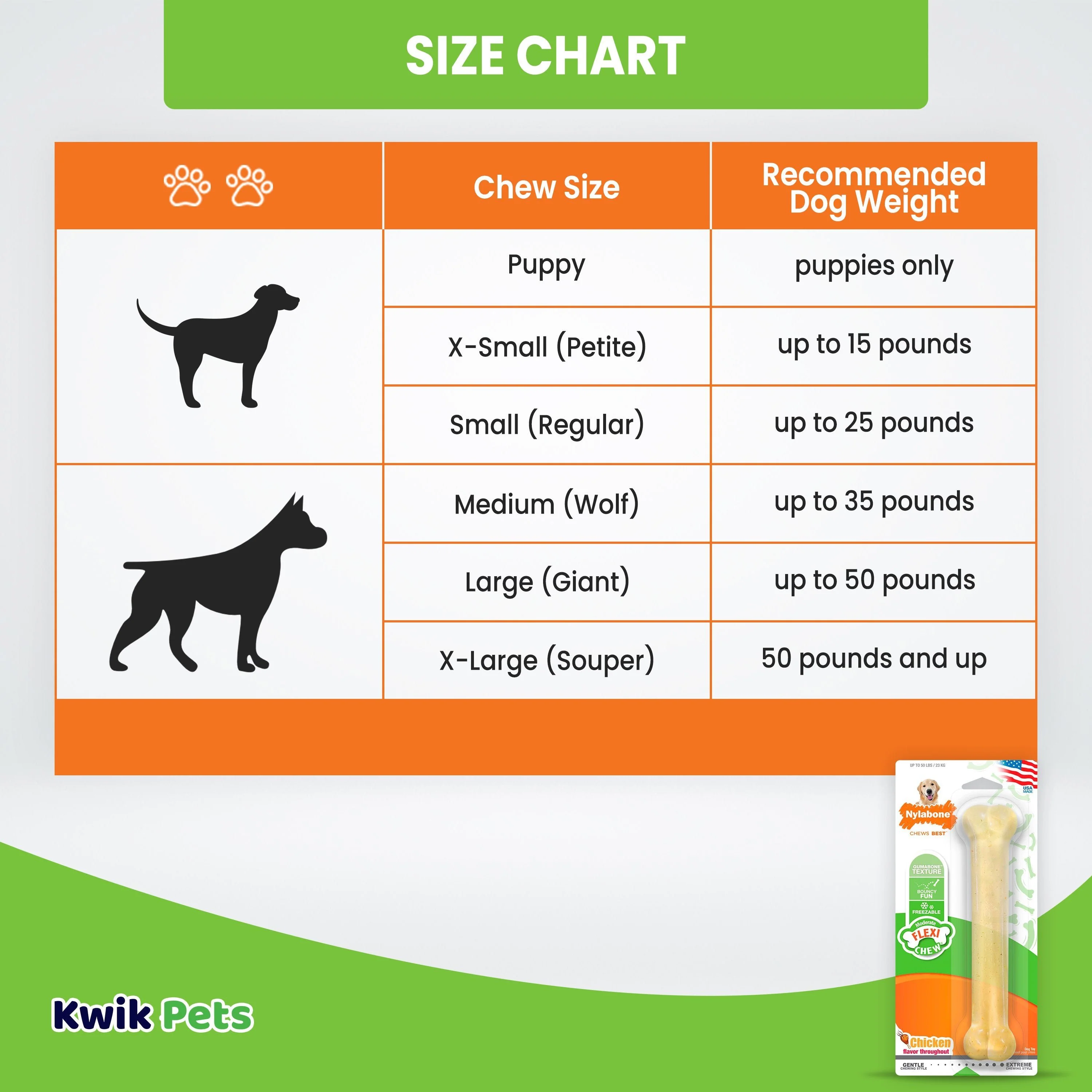 Nylabone Moderate Chew Dog Toy Chicken Large/Giant - Up To 50 lbs - Image 5
