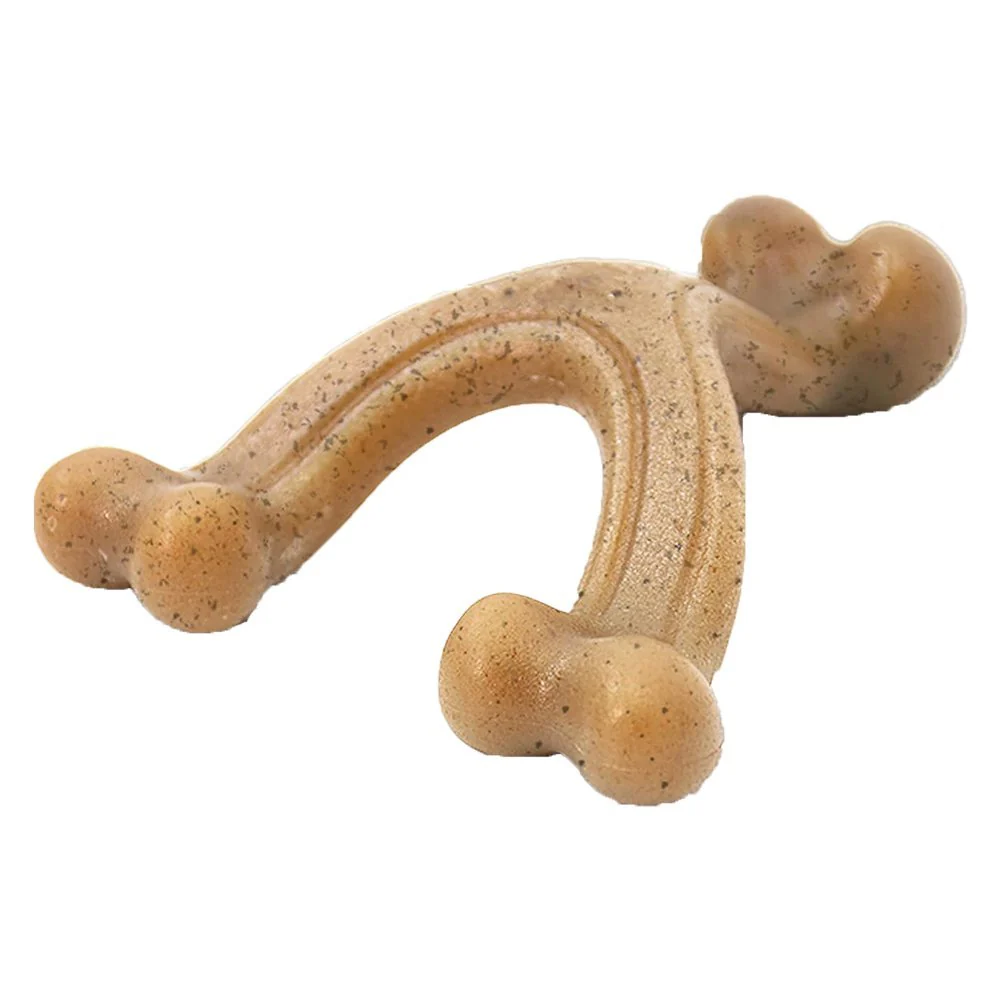 Nylabone Gourmet Style Strong Wishbone Dog Chew Toy Chicken Large/Giant - Up To 50 lbs - Image 5