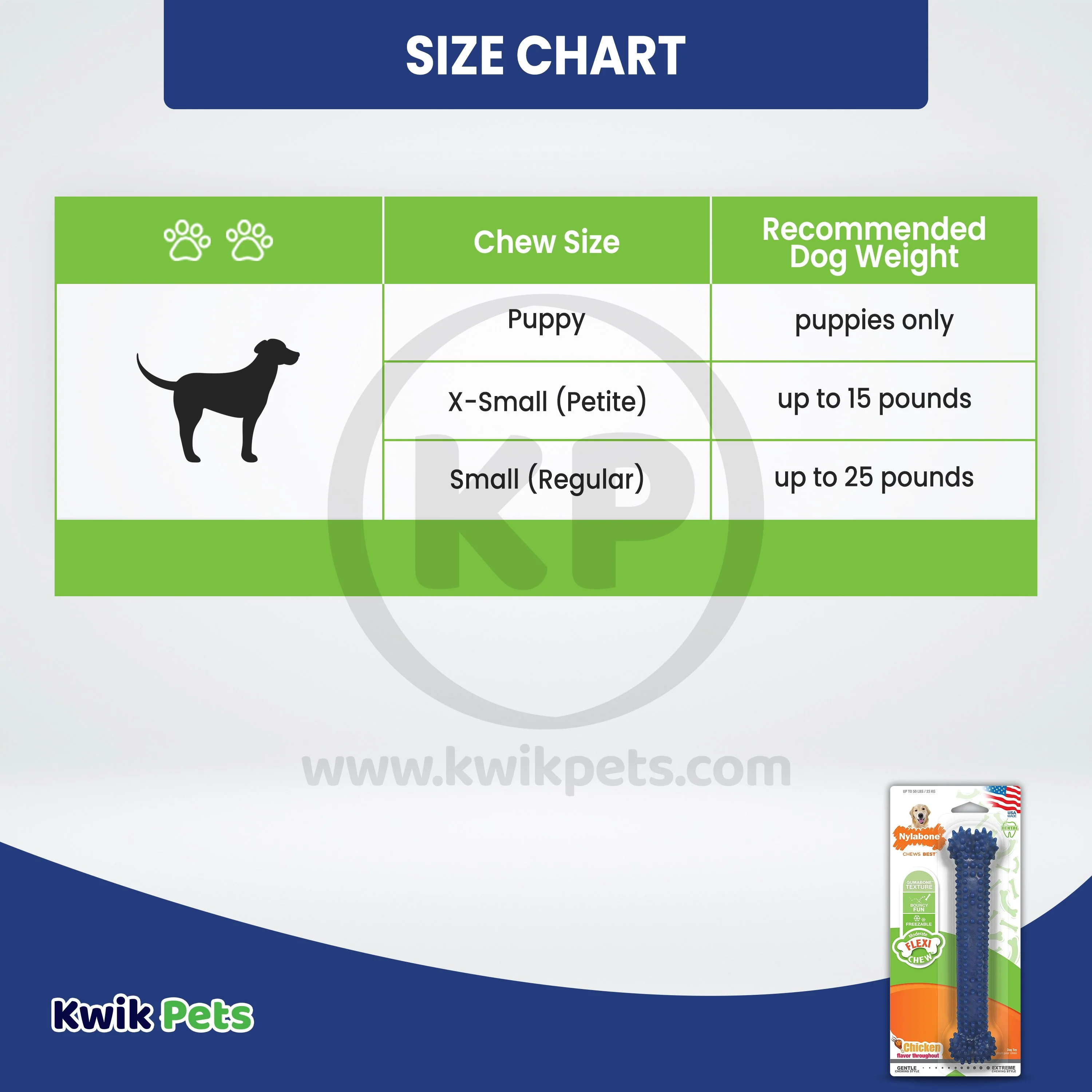 Nylabone Moderate Chew Textured Dog Dental Toy Chicken Small/Regular - Up To 25 lbs - Image 5