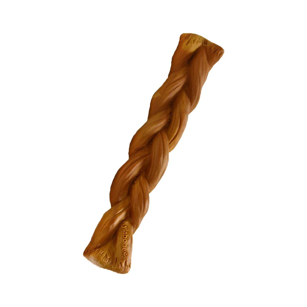 Nylabone Power Chew Braided Bully Stick Alternative Dog Toy Beef Large/Giant - Up To 50 lbs - Image 5
