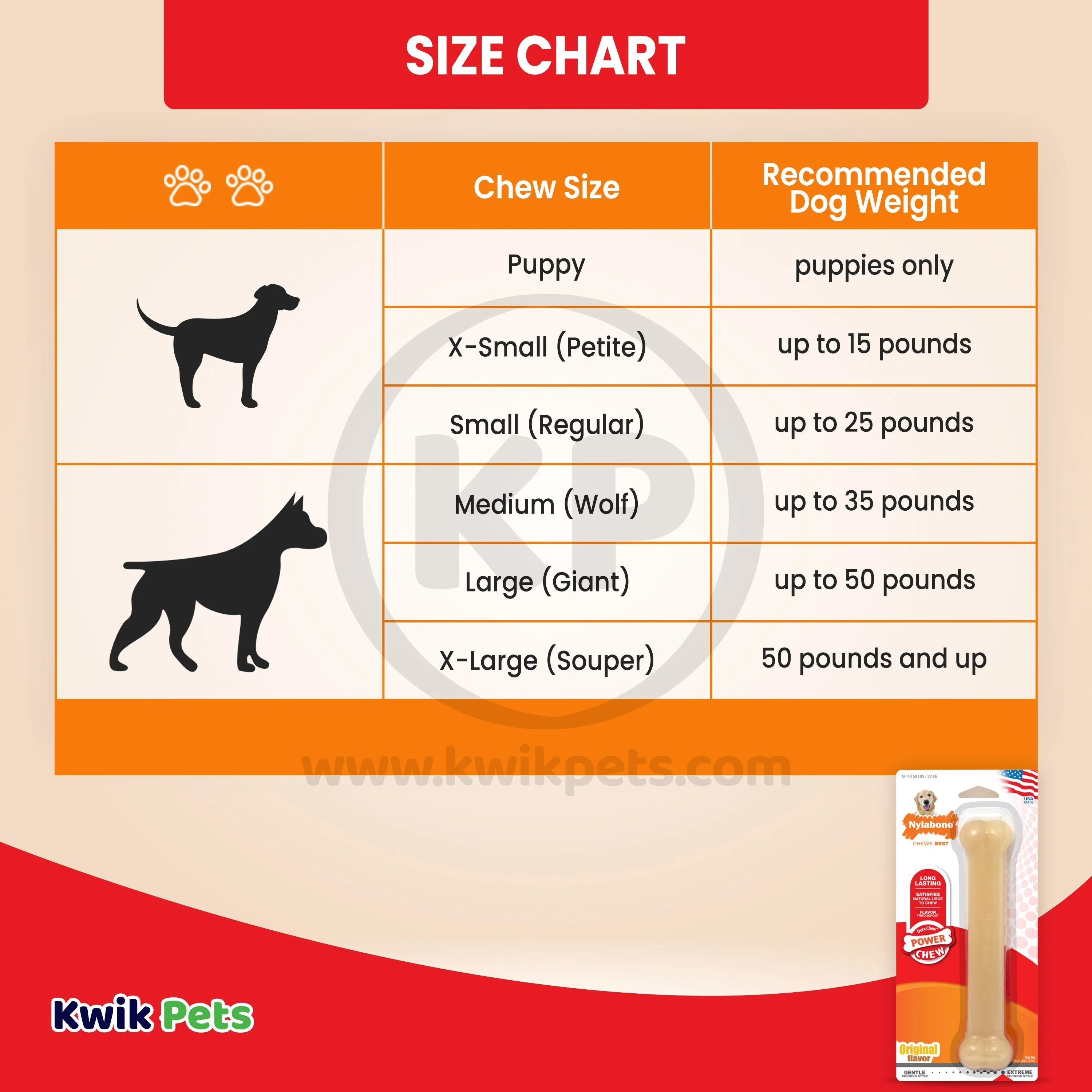 Nylabone Power Chew Dog Toy Original Large/Giant - Up To 50 lbs - Image 5
