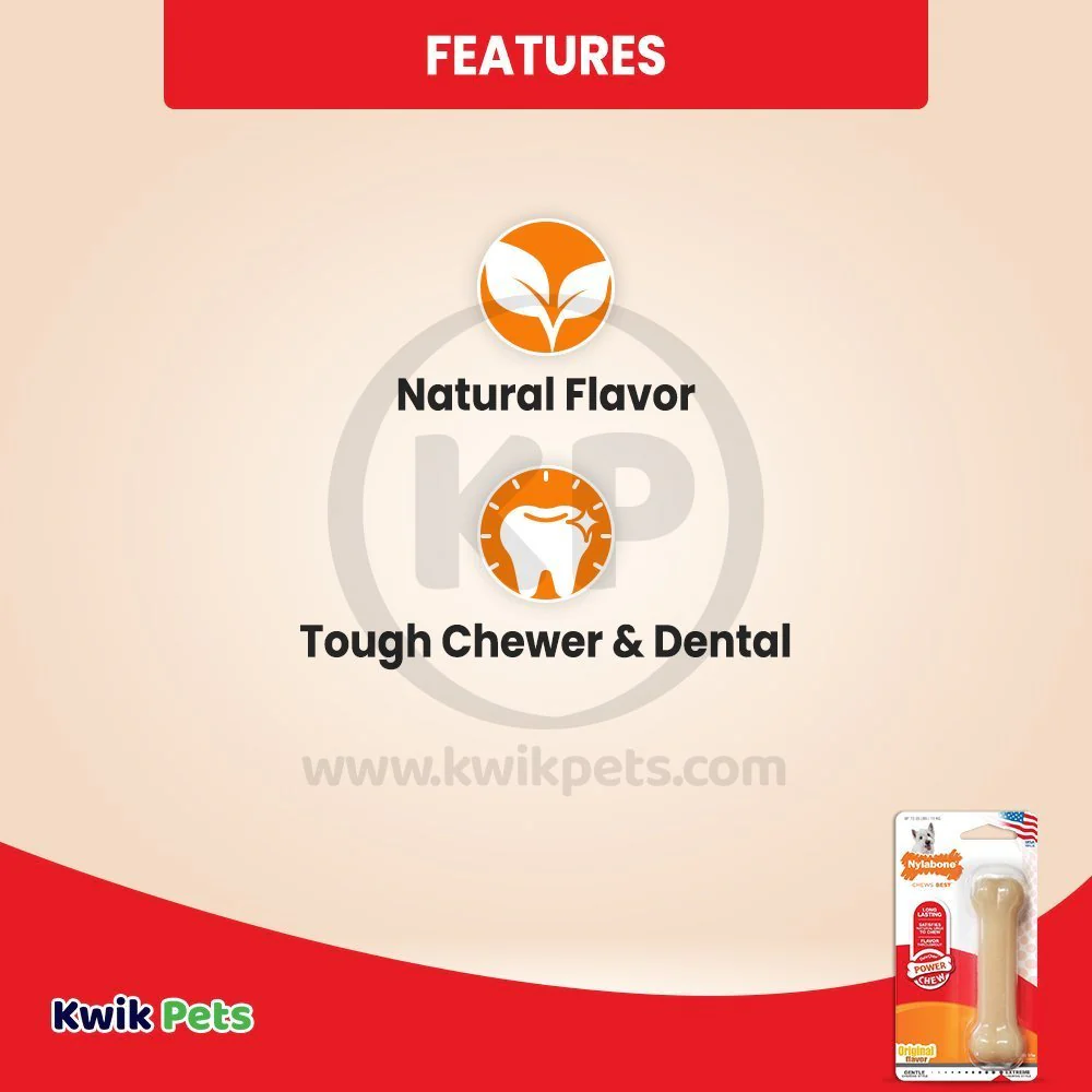 Nylabone Power Chew Dog Toy Original Small/Regular - Up To 25 Ibs - Image 3