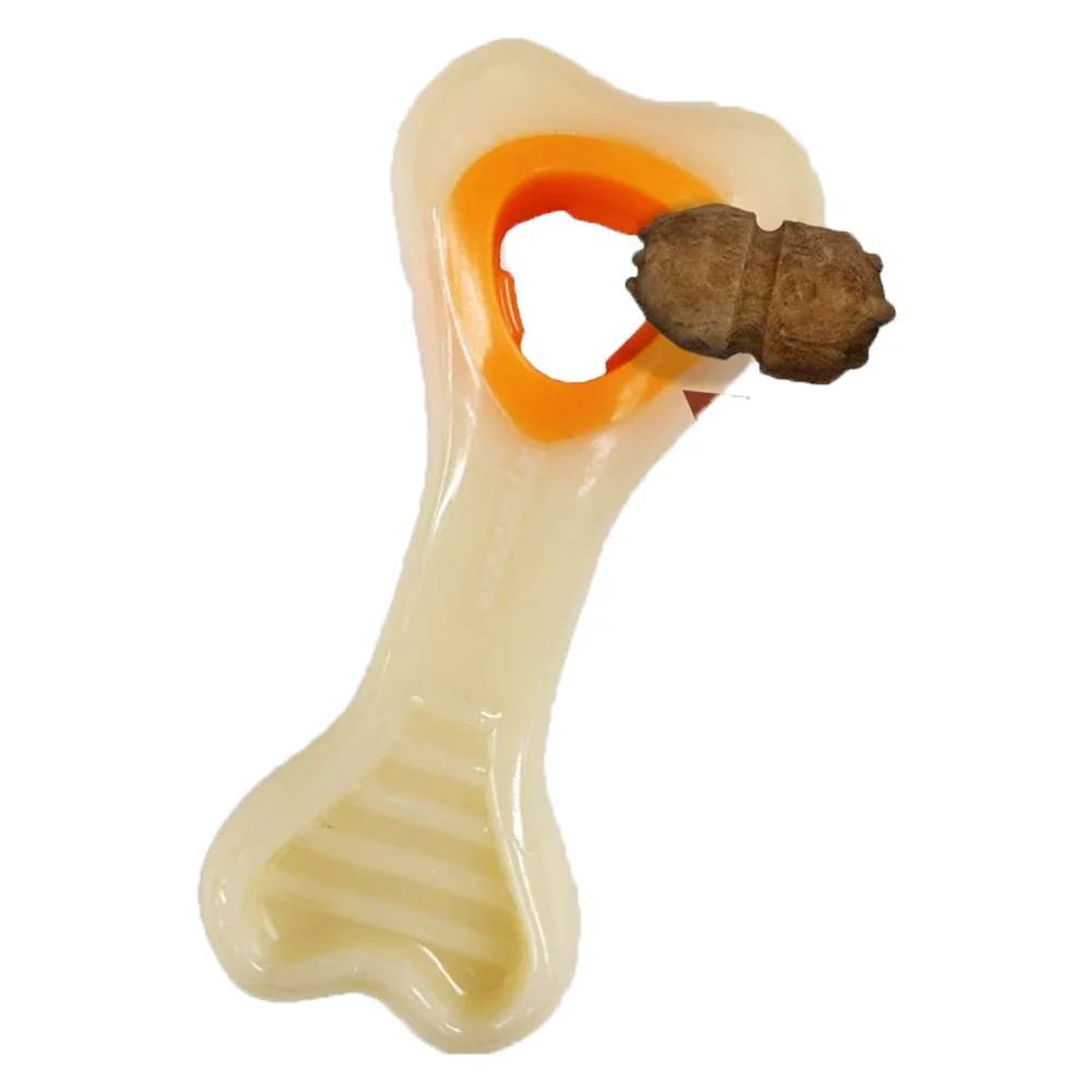 Nylabone Power Chew Knuckle Bone & Pop-In Treat Dog Toy Combo Chicken XS/Petite - Up To 15 lbs - Image 6