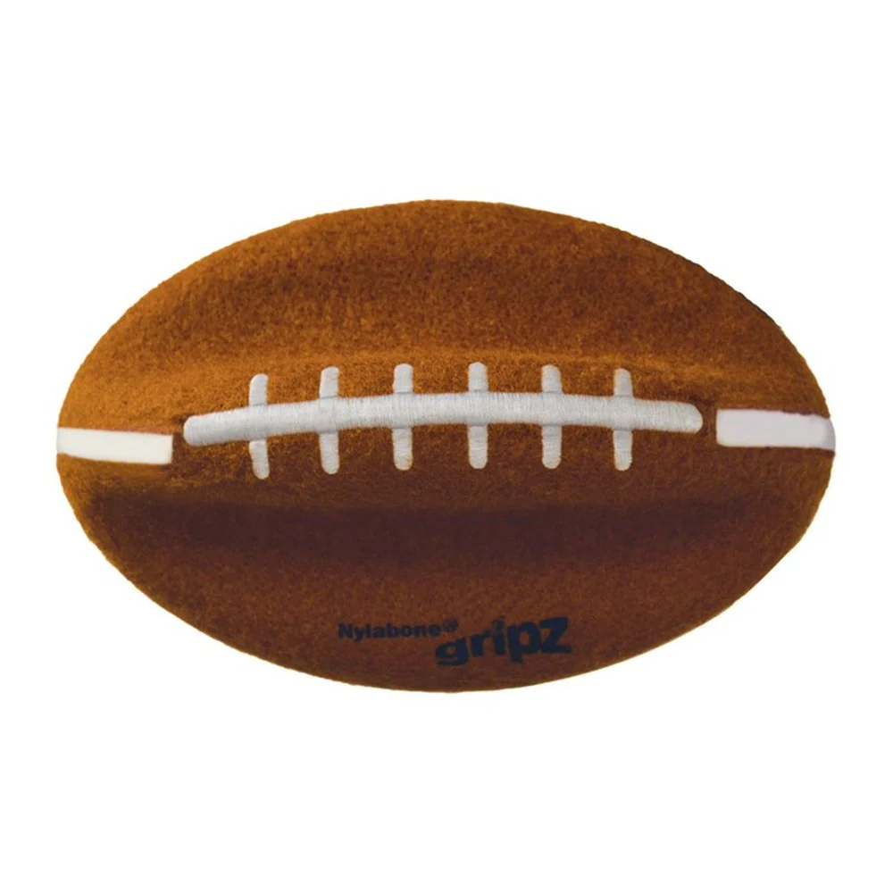 Nylabone Power Play Football Gripz Dog Toy Large/Giant - Up To 50 lbs 8.5-in - Image 4