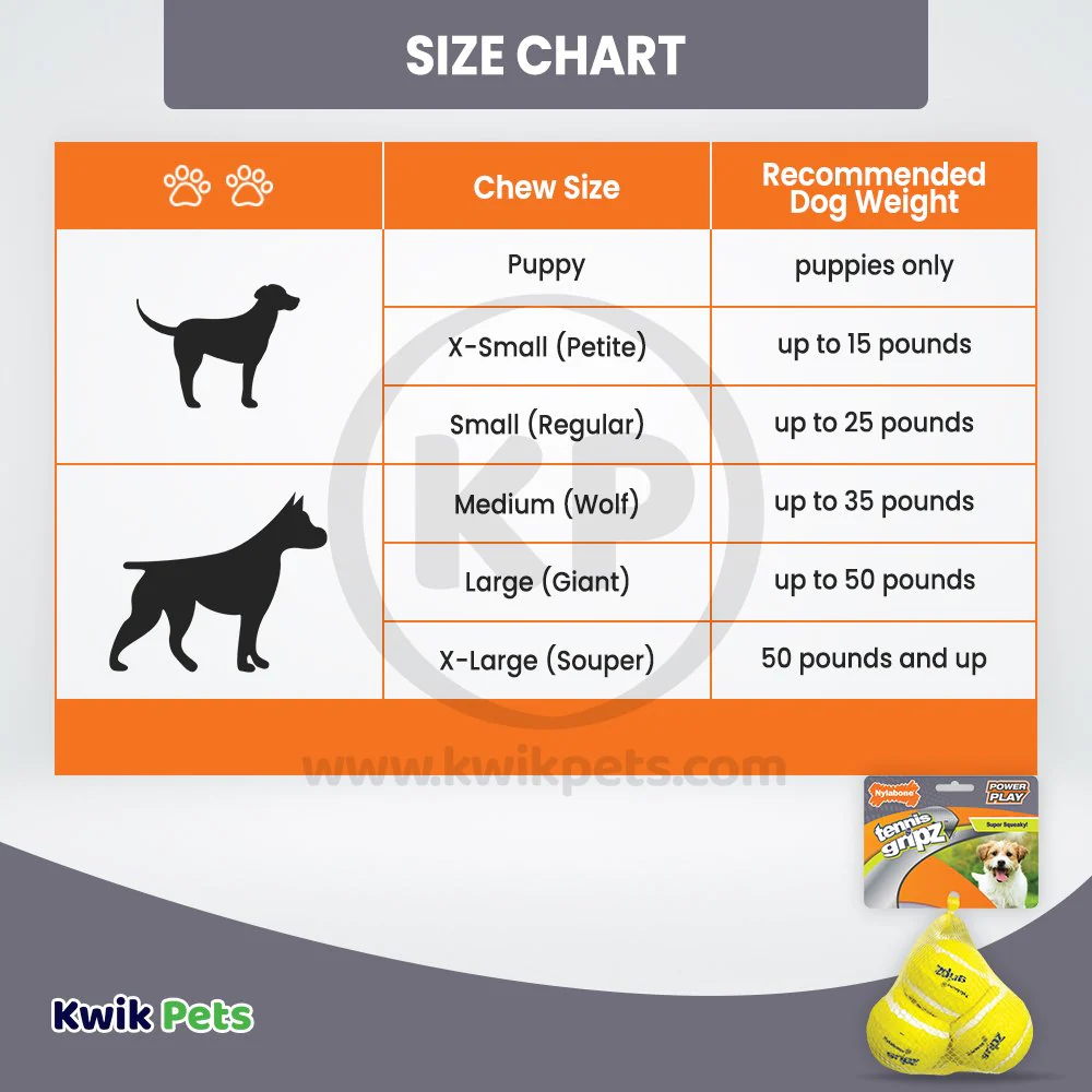 Nylabone Power Play Tennis Gripz Balls Dog Toy Small/Regular - Up To 25 lbs - Image 5