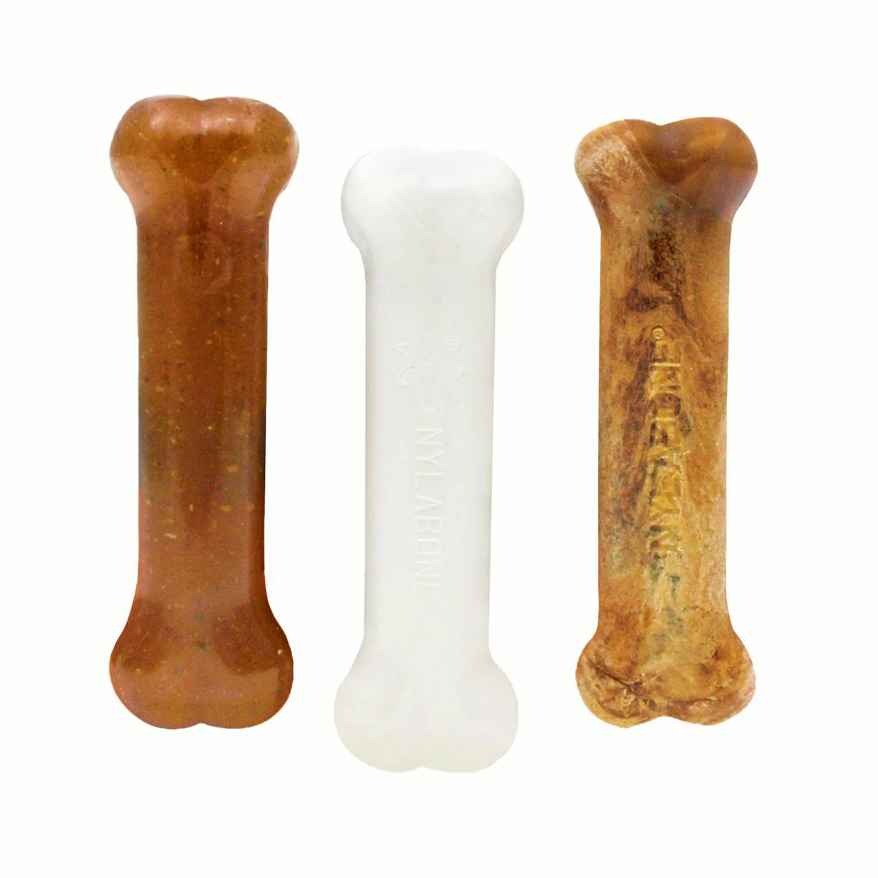 Nylabone Puppy Starter Kit Dog Chew Toys & Treat Chicken & Bacon Small/Regular - Up To 25 Ibs 3 Count - Image 6