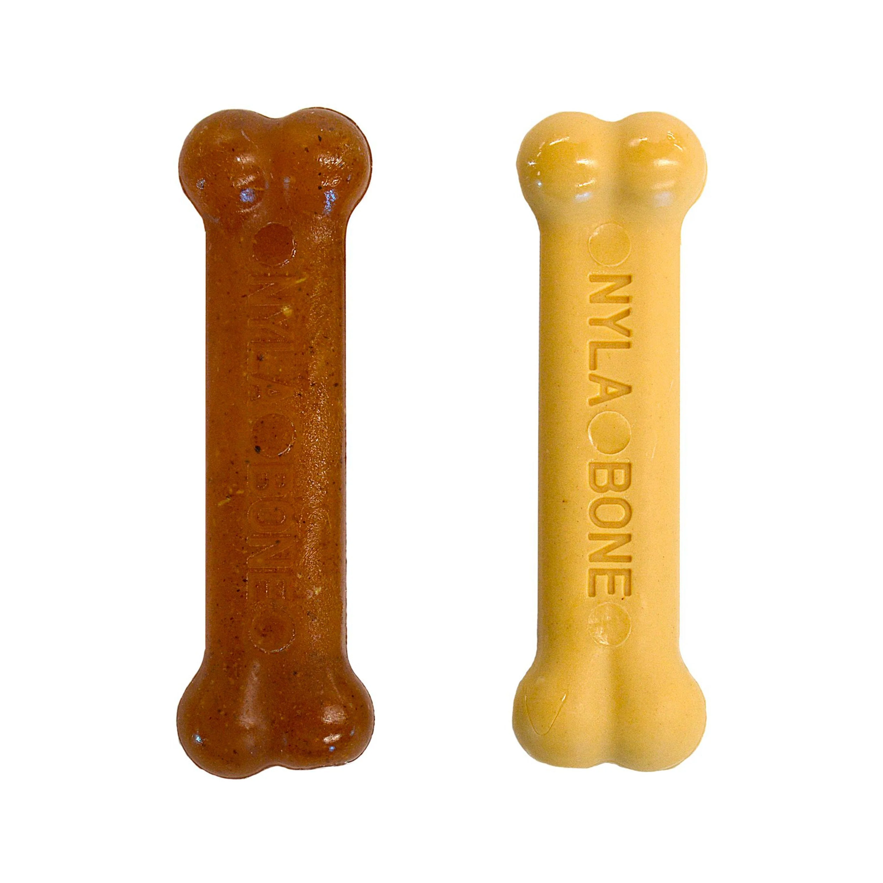 Nylabone Classic Puppy Chew Chicken & Peanut Butter Flavor Durable Dog Toy XS/Petite - Up To 15 lbs 2 Count - Image 6