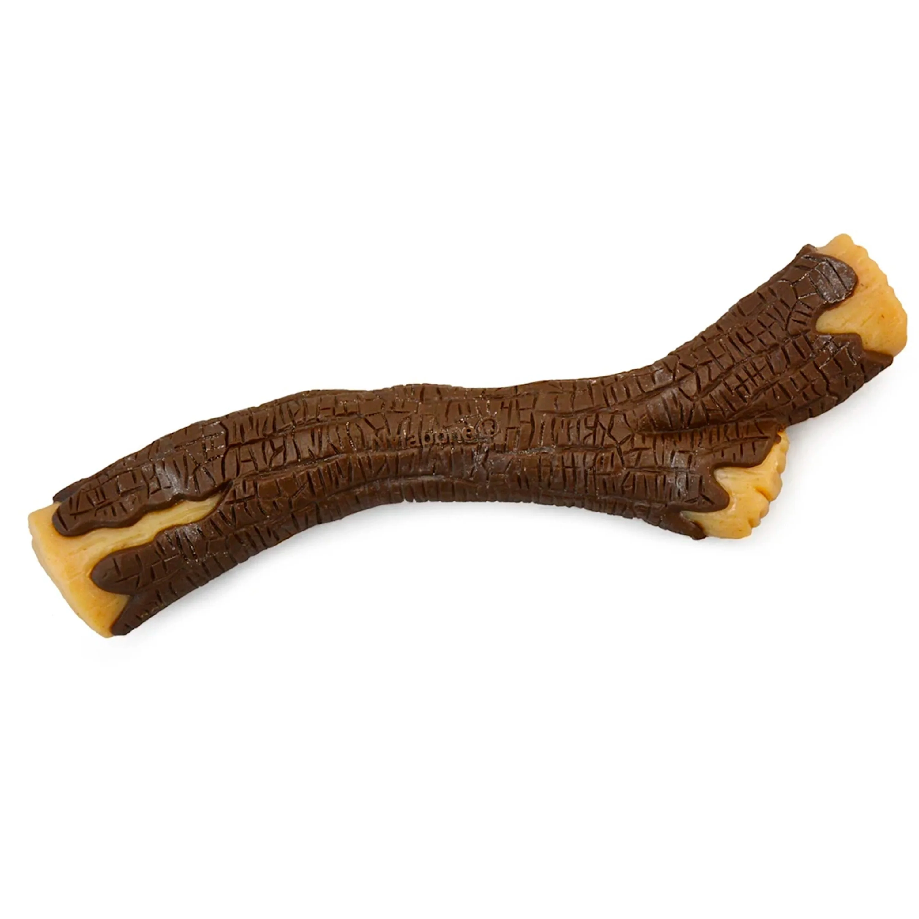 Nylabone Strong Chew Real Wood Dog Stick Toy Bacon XL/Souper - 50+ lbs - Image 6
