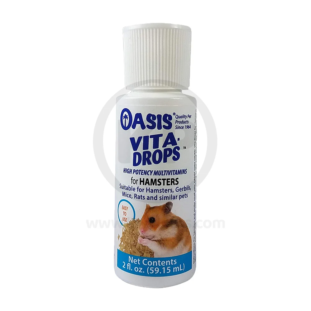 Oasis Vita-Drops High Potential Daily Multivitamin for Hamsters & Pocket Pets 2-oz - Image 5