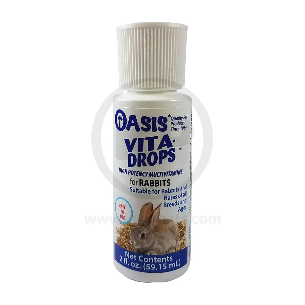 Oasis Vita-Drops High Potential Daily Multivitamin for Rabbits 2-oz - Image 5