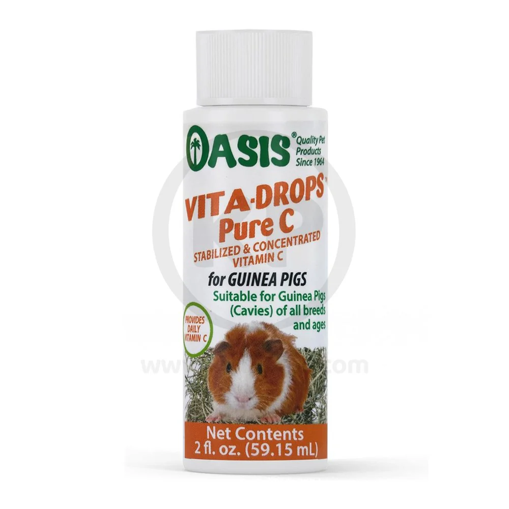 Oasis Vita-Drops Pure Vitamin C Supplement for Guinea Pigs 2-oz - Image 5