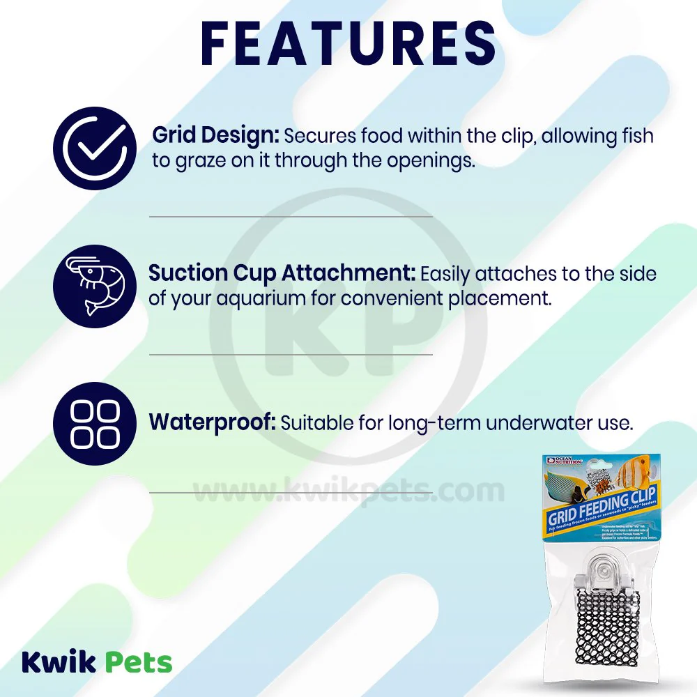Ocean Nutrition Feeding Frenzy Grid Feeder Clip Black - Image 3