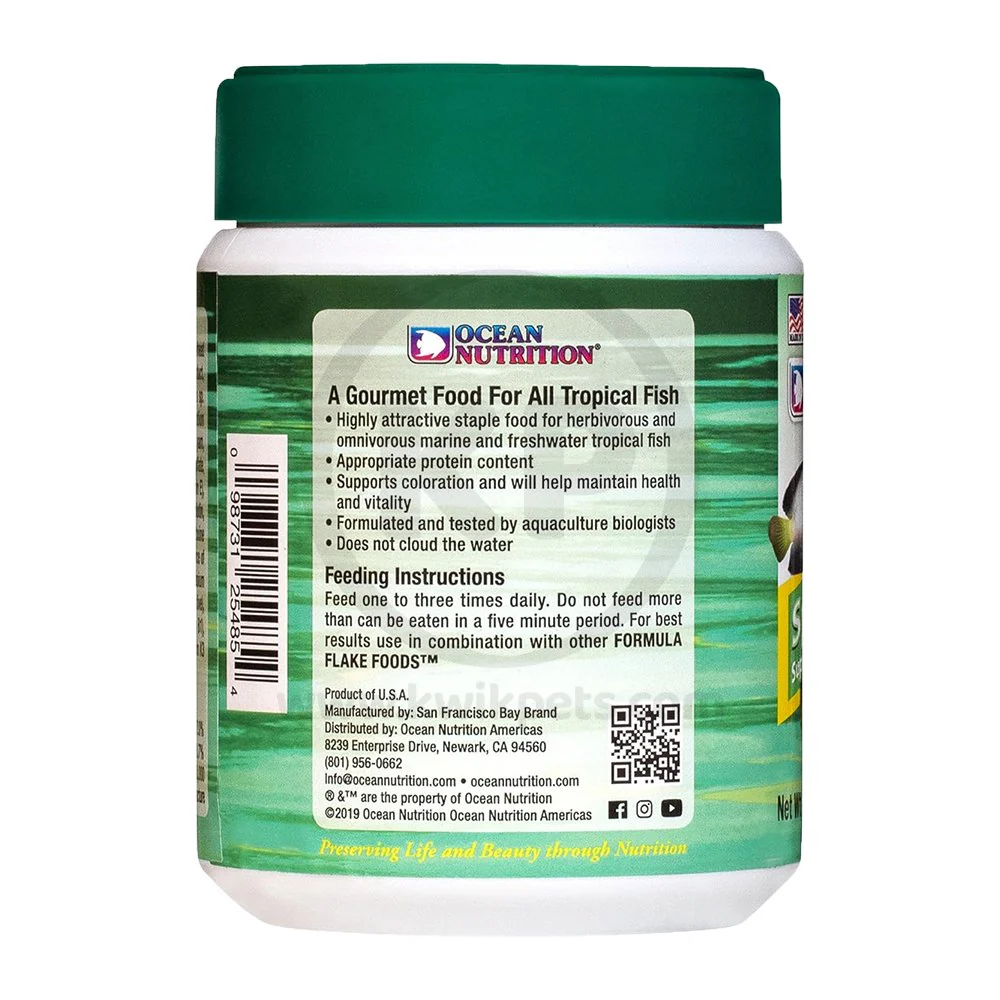 Ocean Nutrition Spirulina Flakes Fish Food 2.5-oz - Image 2