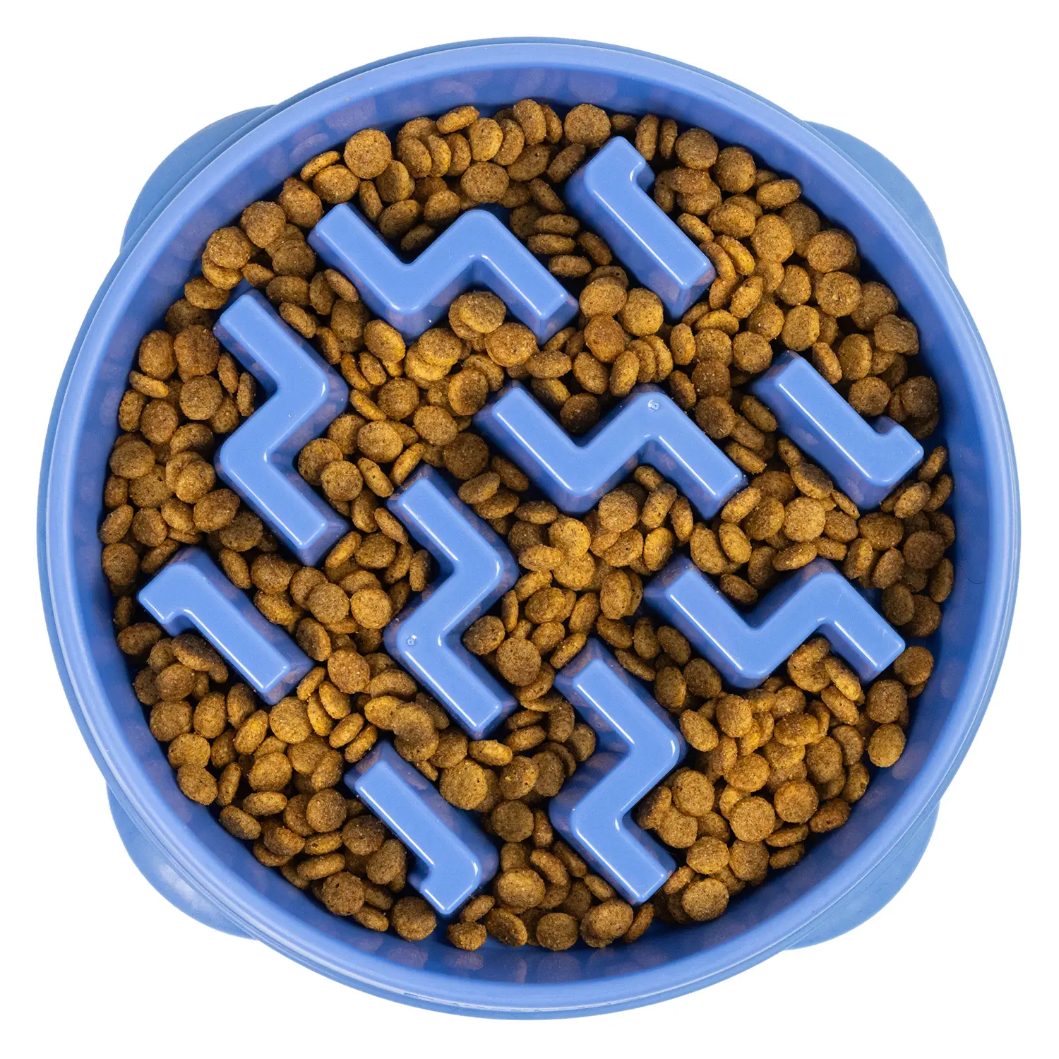 Outward Hound Fun Feeder Interactive Dog Bowl Slow Feeder Blue Large