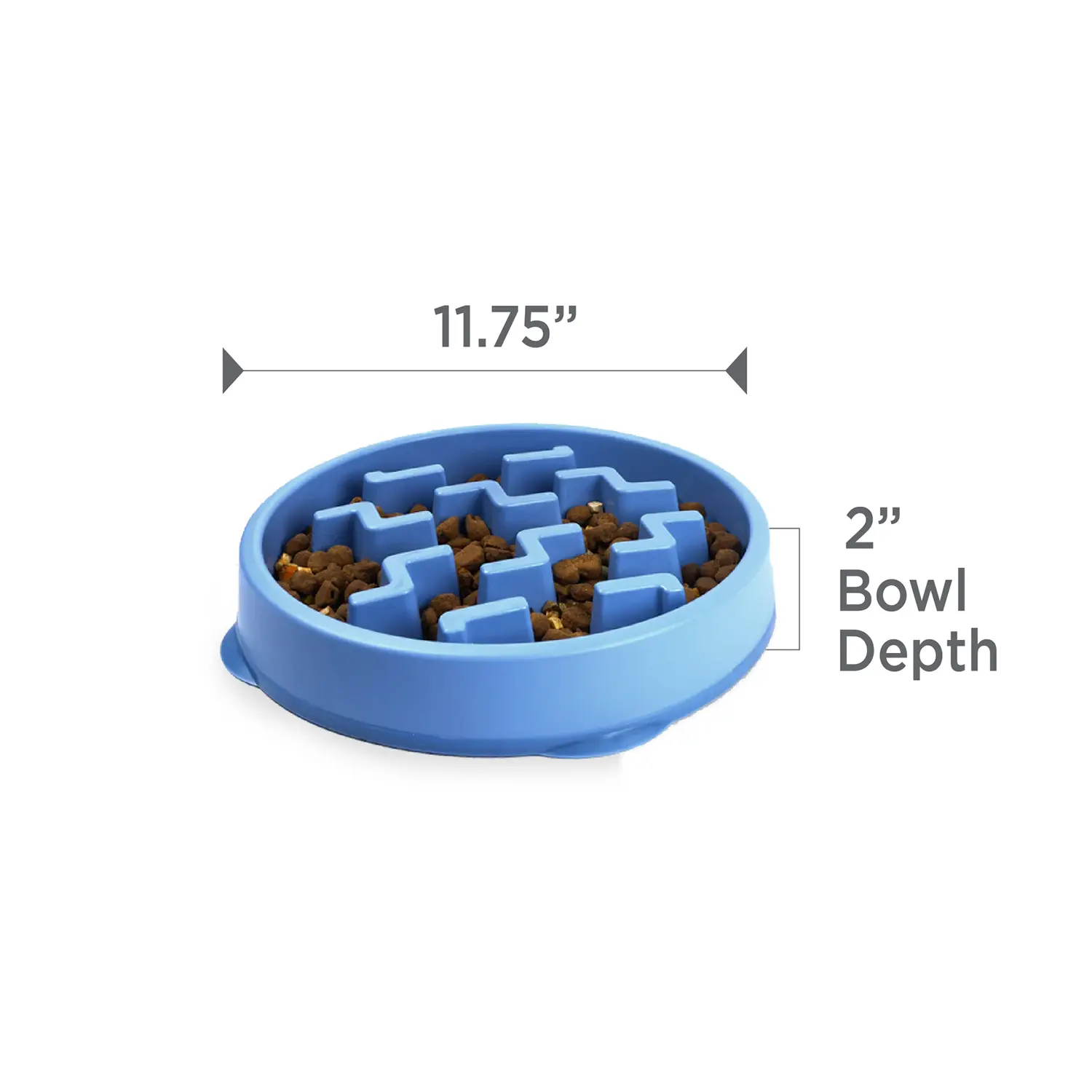 Outward Hound Fun Feeder Interactive Dog Bowl Slow Feeder Blue Large - Image 7