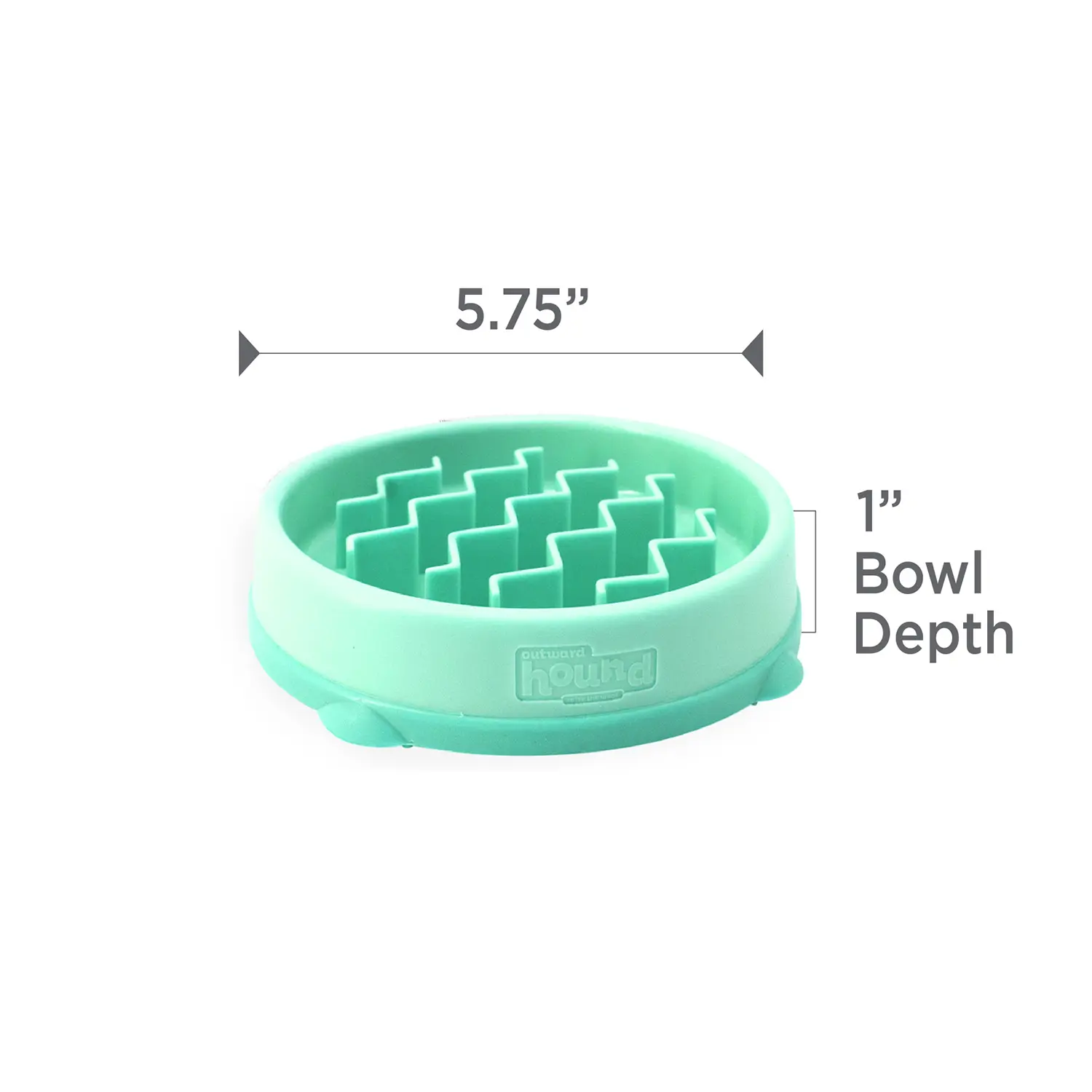 Outward Hound Fun Feeder Interactive Dog Bowl Slow Feeder Mint Extra Small - Image 8