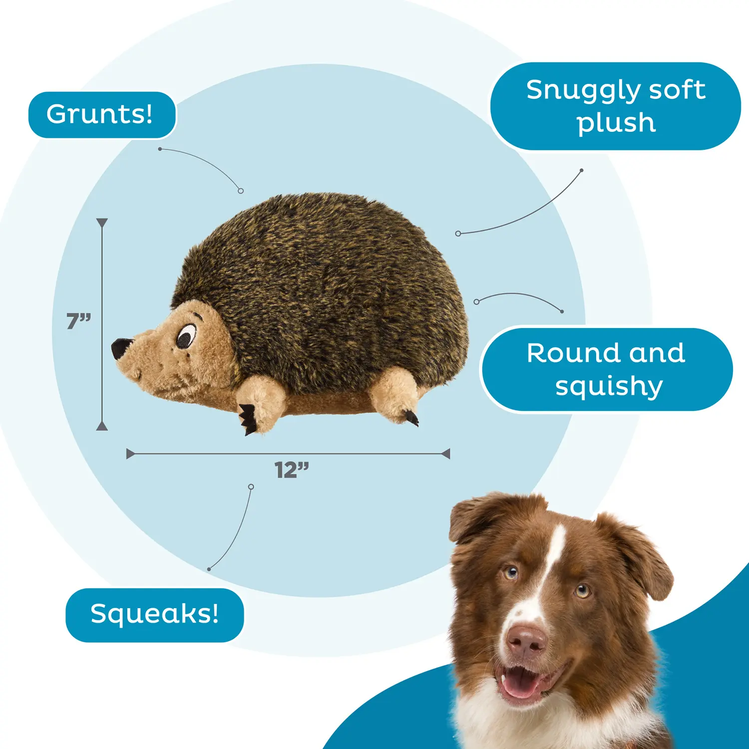 Outward Hound Hedgehog Dog Toy Large - Image 3