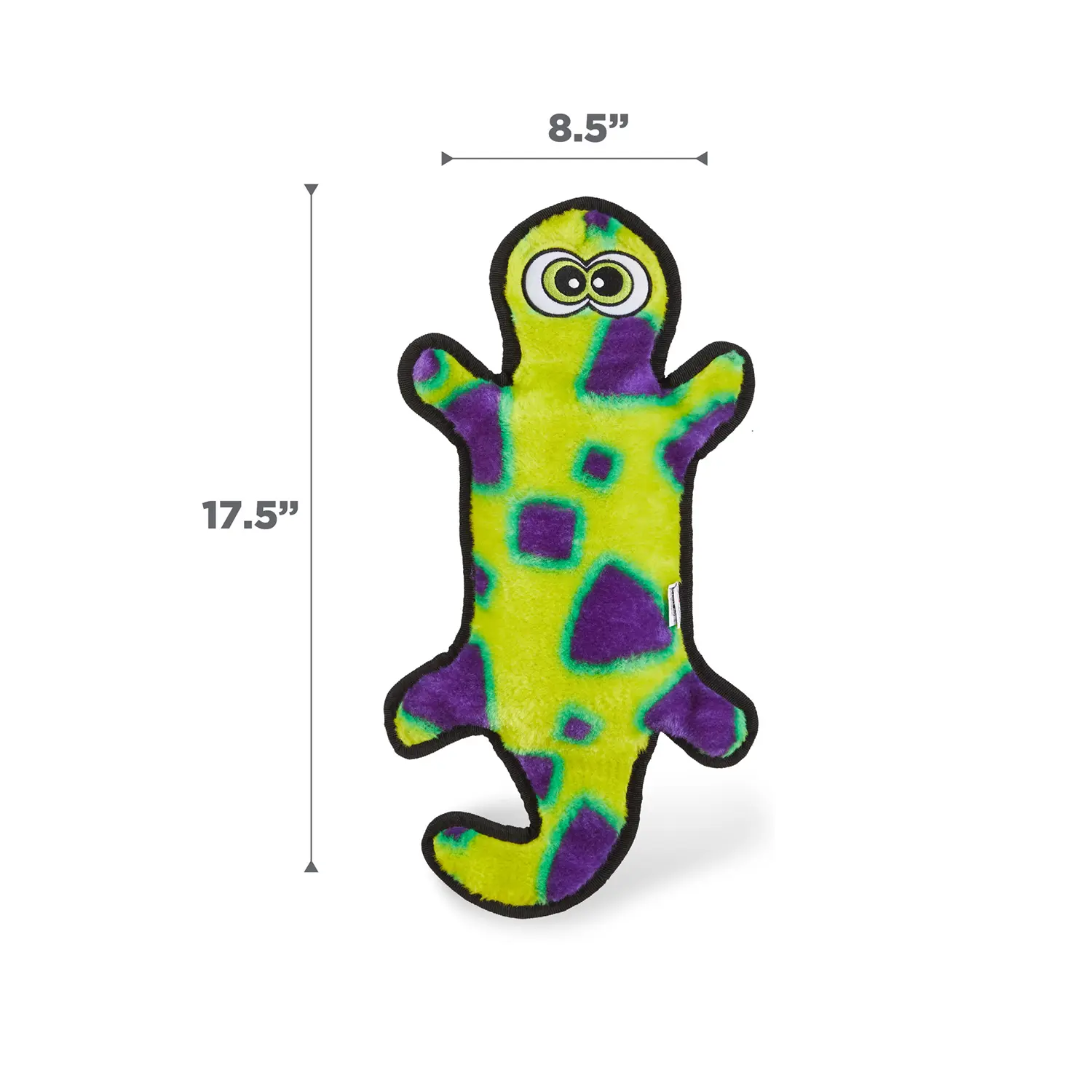 Outward Hound Invincibles Durablez Gecko Dog Toy Yellow & Green Large - Image 7