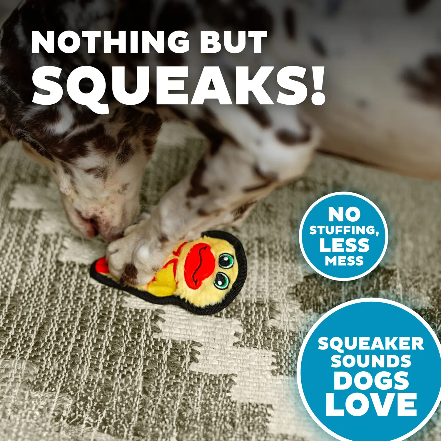 Outward Hound Invincibles Mini Dog Toy Duck XS - Image 5