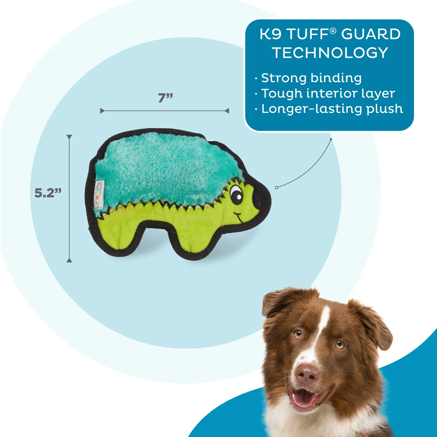 Outward Hound Invincibles Mini Dog Toy Hedgehog XS - Image 3