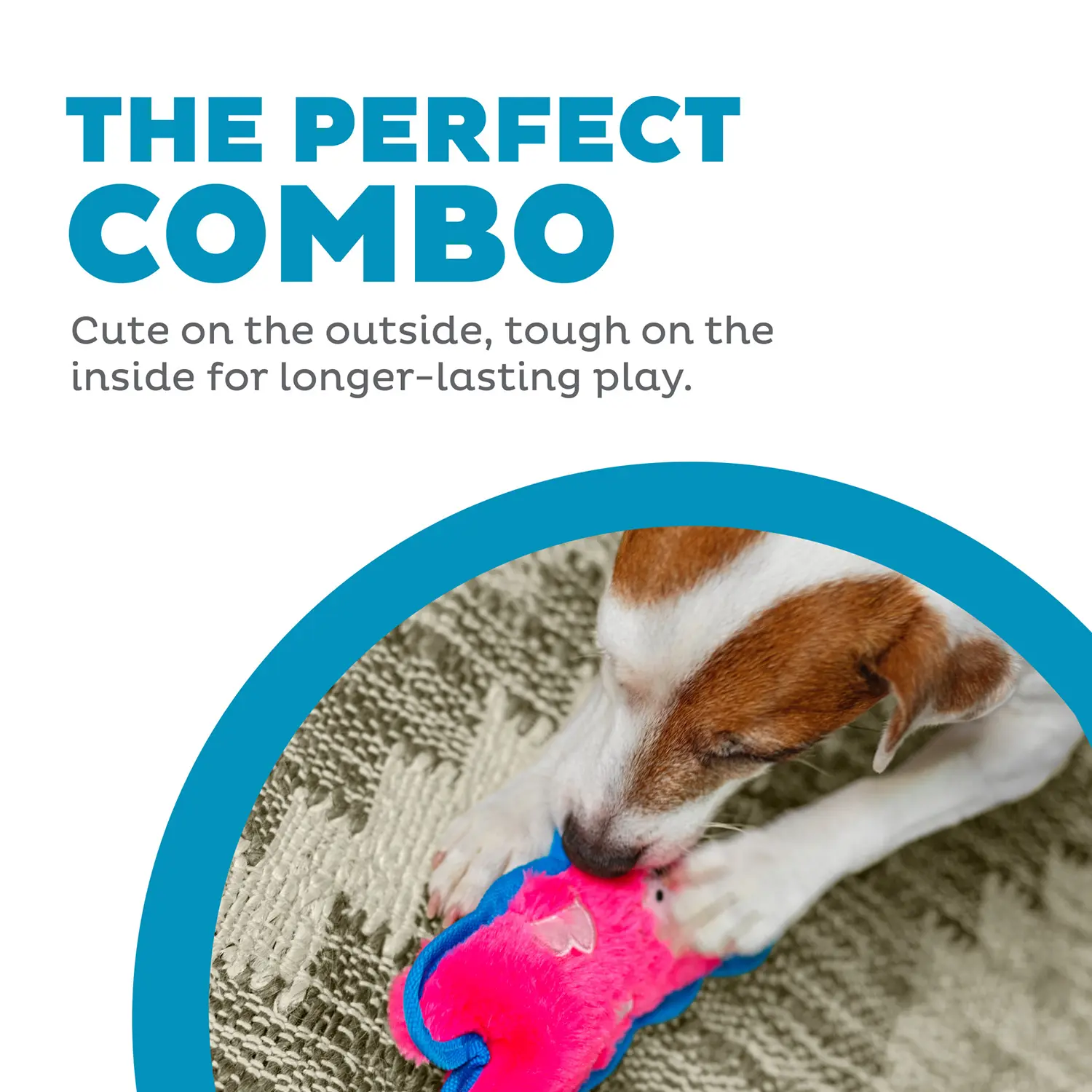 Outward Hound Invincibles Mini Dog Toy Pig XS - Image 3