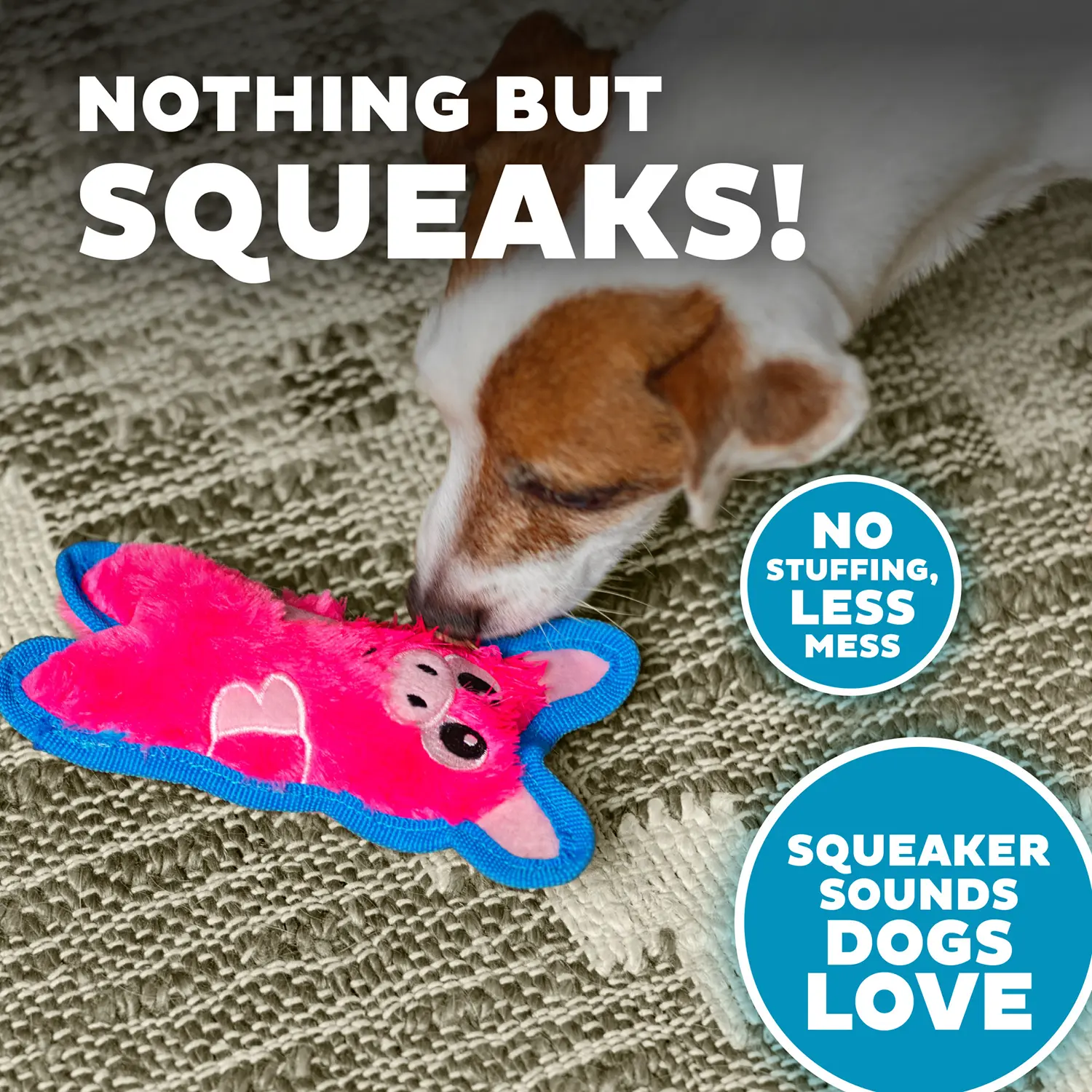 Outward Hound Invincibles Mini Dog Toy Pig XS - Image 4