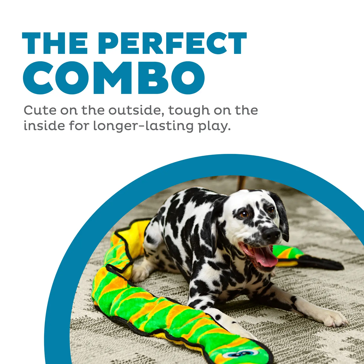 Outward Hound Invincibles Dog Toy Snake Ginormous XXL - Image 4