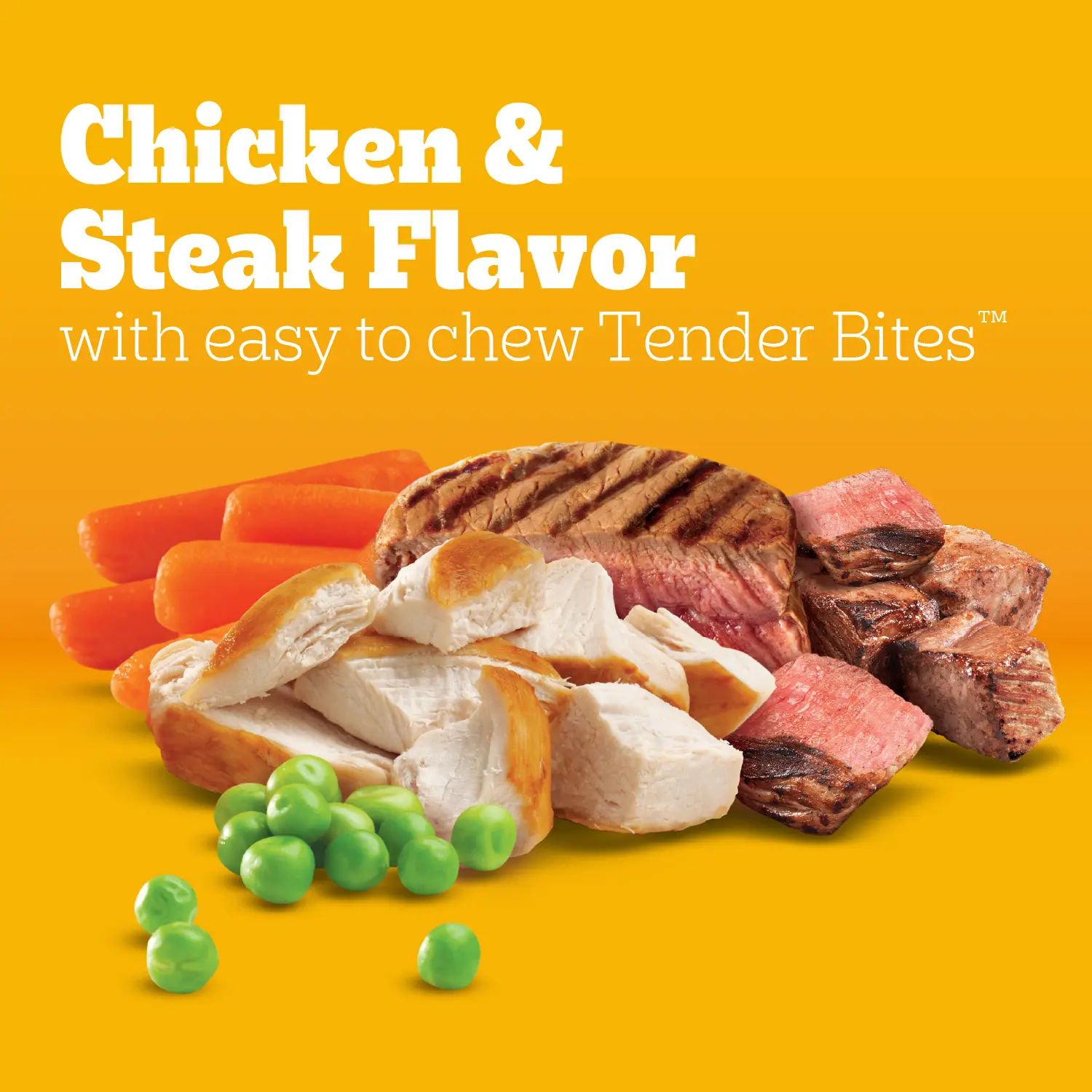 Pedigree Complete Nutrition Tender Bites Small Breed Adult Dry Dog Food Chicken & Steak 3.5-lb - Image 6
