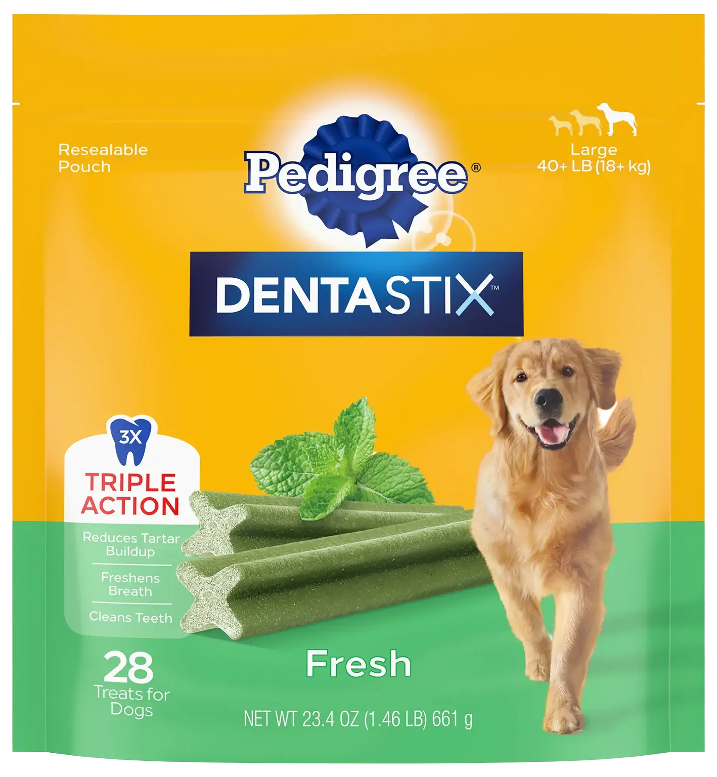 Pedigree DENTASTIX Fresh Dog Dental Treats 28 Count