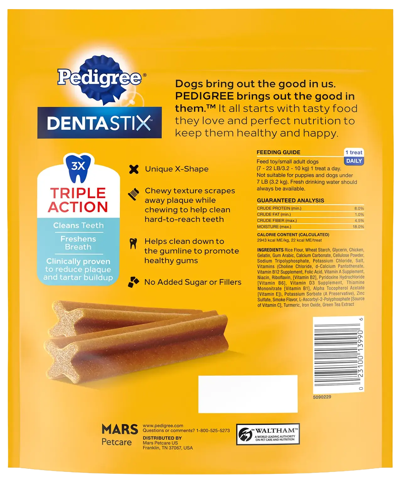 Pedigree DENTASTIX Dog Dental Treat Original w/Real Chicken 58 Count - Image 2