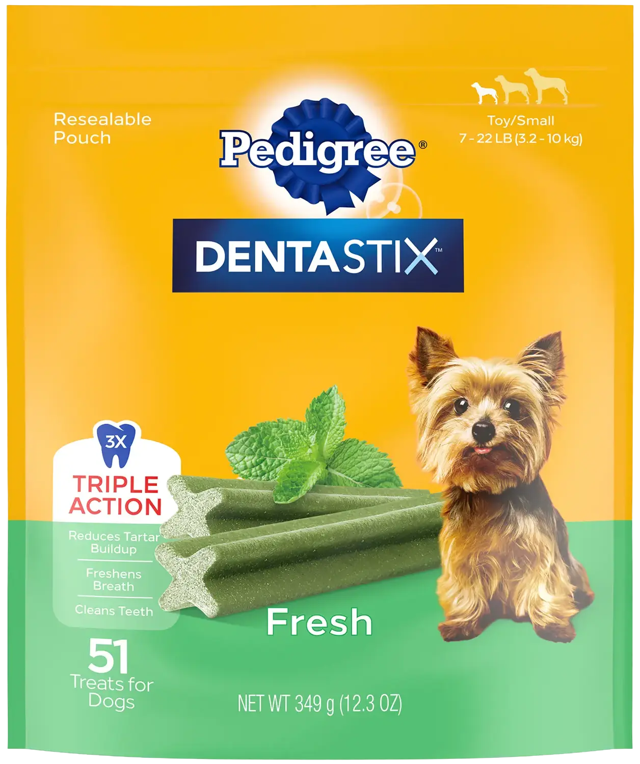 Pedigree DENTASTIX Fresh Dog Dental Treats 51 Count