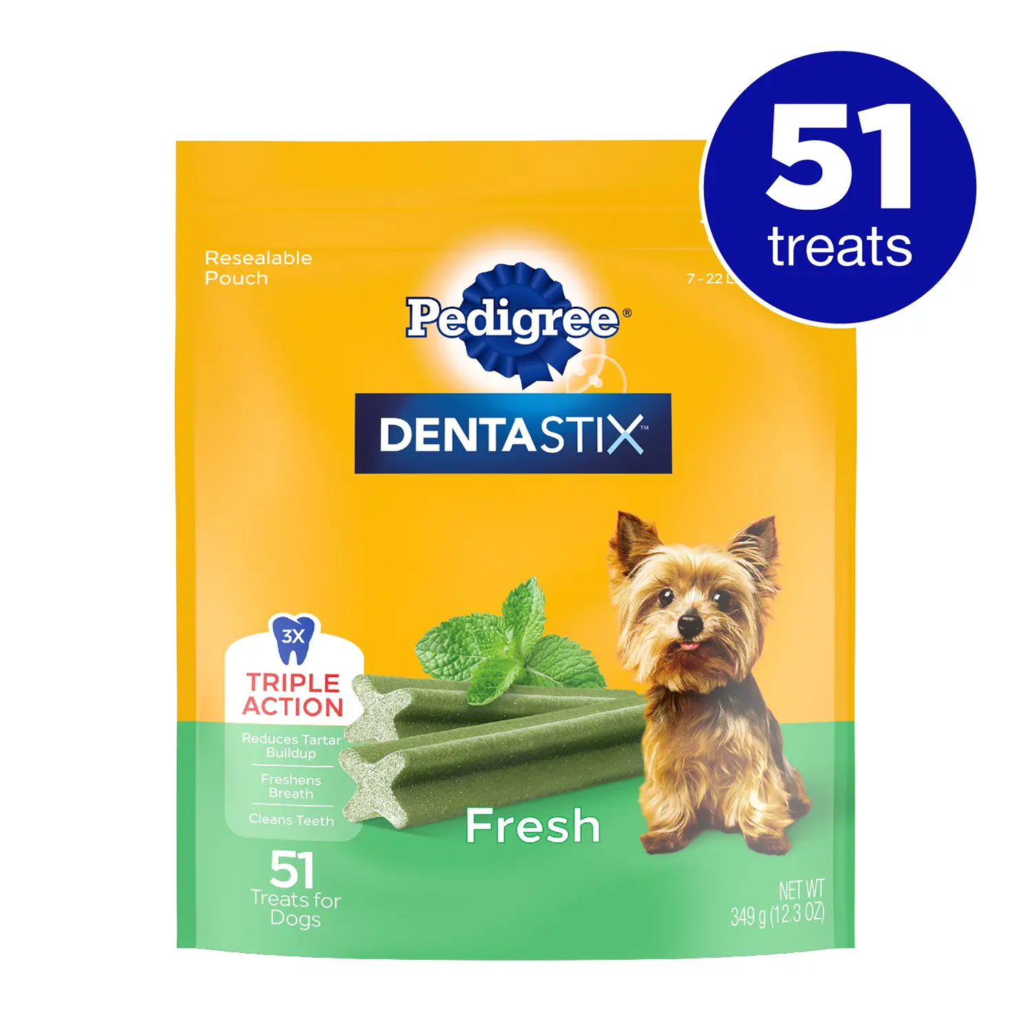 Pedigree DENTASTIX Fresh Dog Dental Treats 51 Count - Image 2