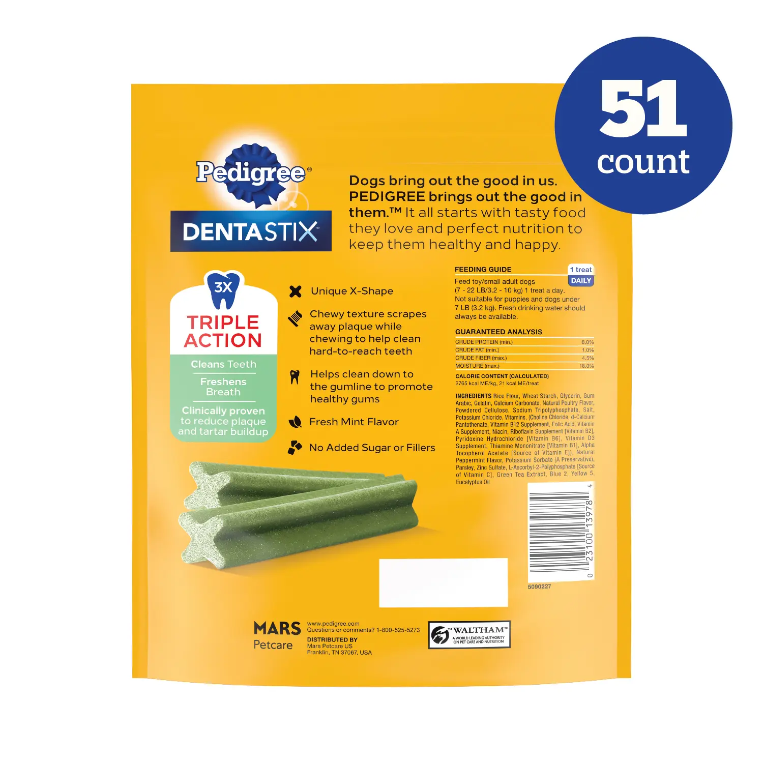 Pedigree DENTASTIX Fresh Dog Dental Treats 51 Count - Image 4