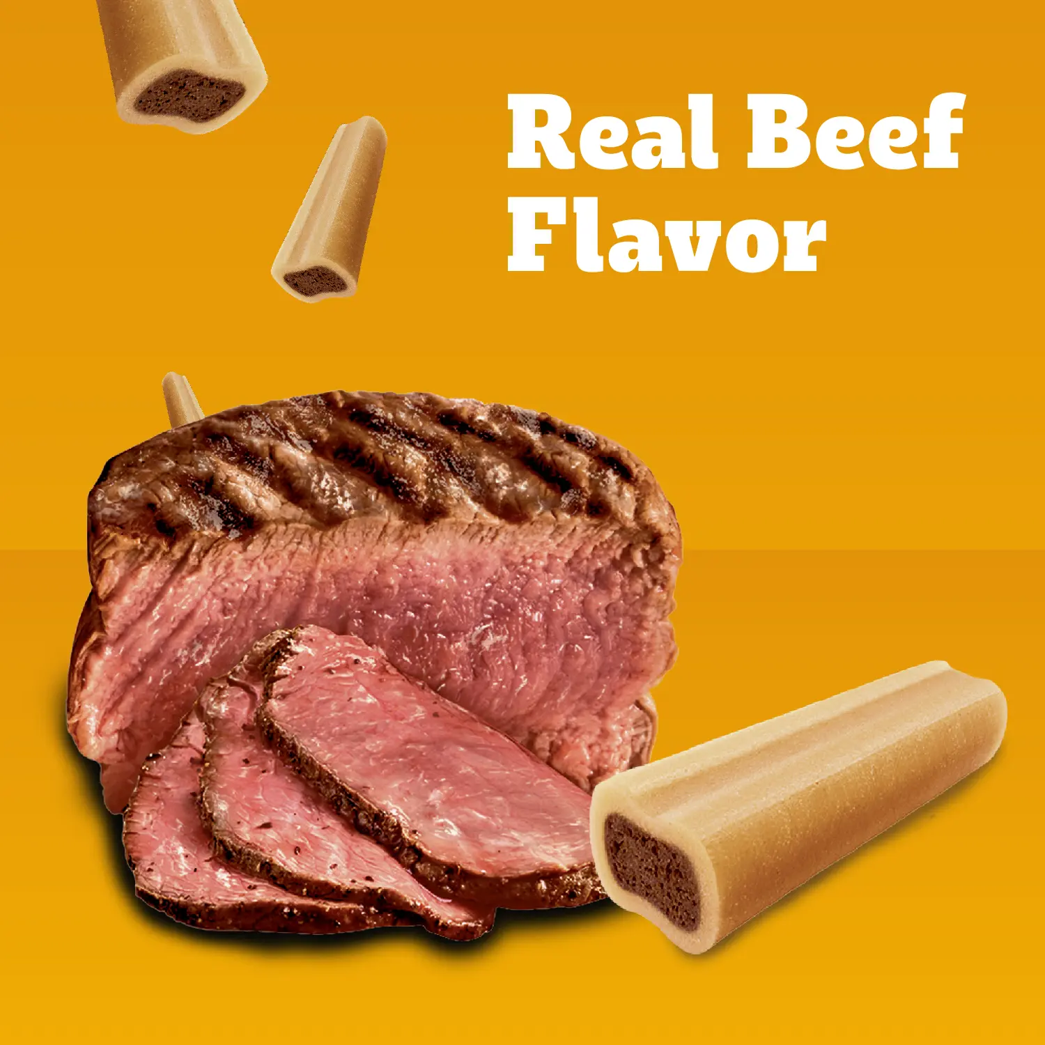 Pedigree Mini Jumbone Real Beef Dog Treats 12 Count 7.2-oz - Image 3