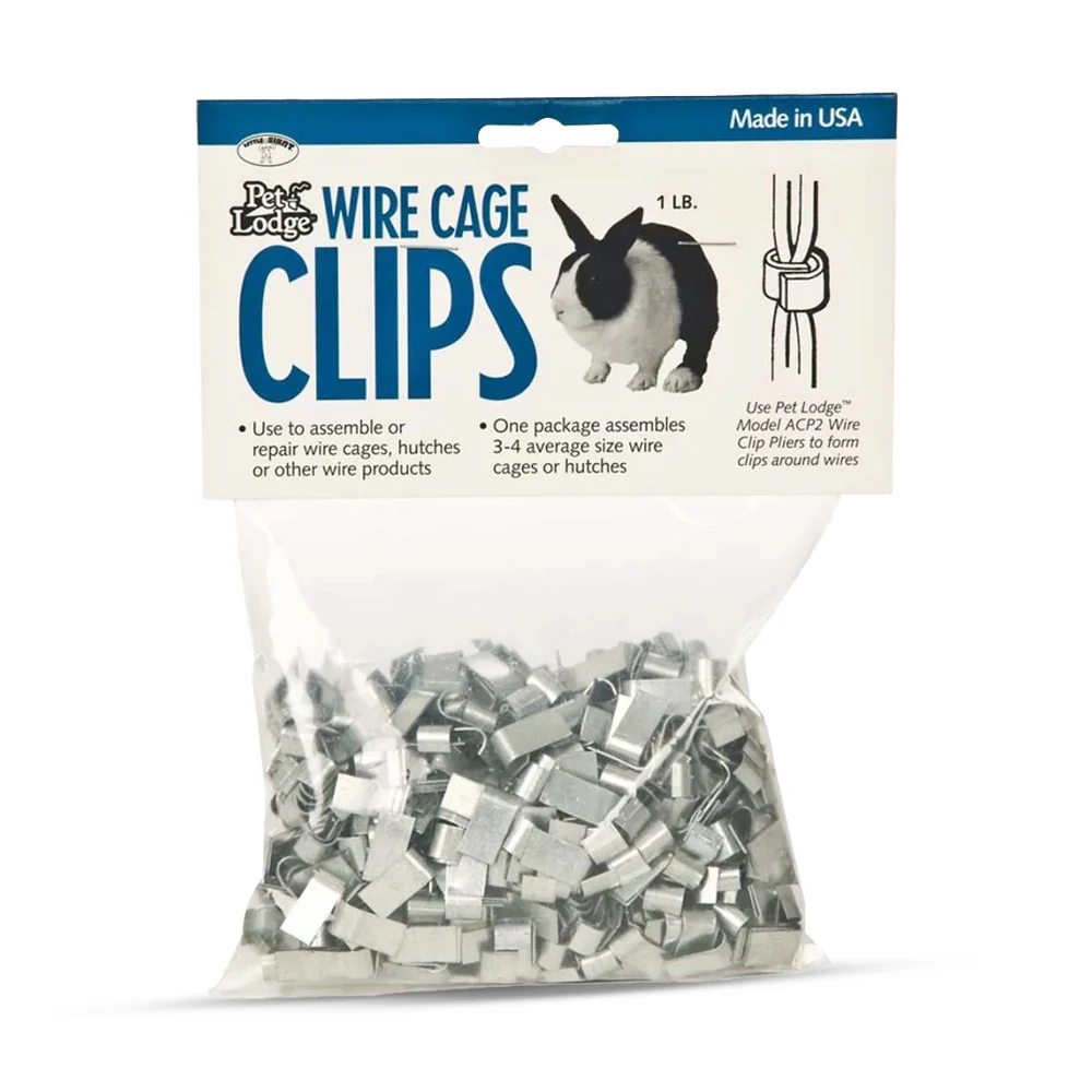 Miller Pet Lodge Wire Cage Clips 1-lb bag