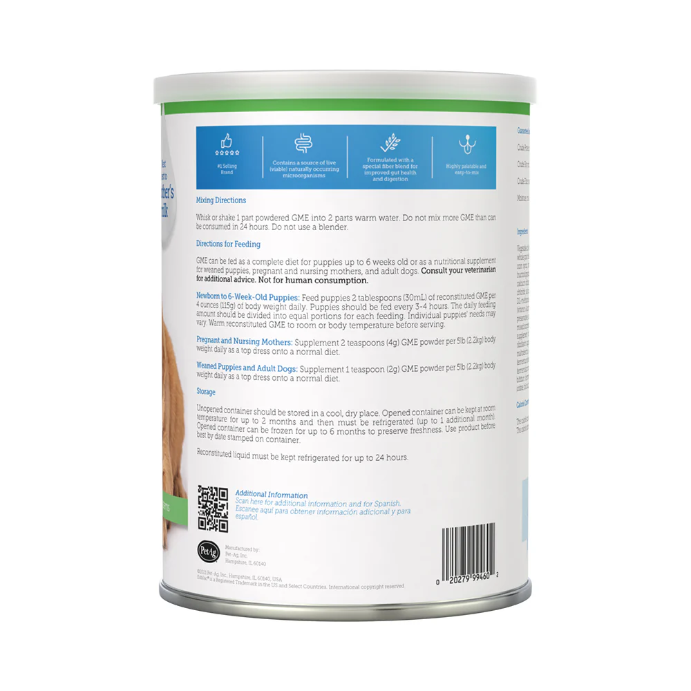 PetAg Goats Milk Esbilac Puppy Milk Replacer Powder 12-oz - Image 2