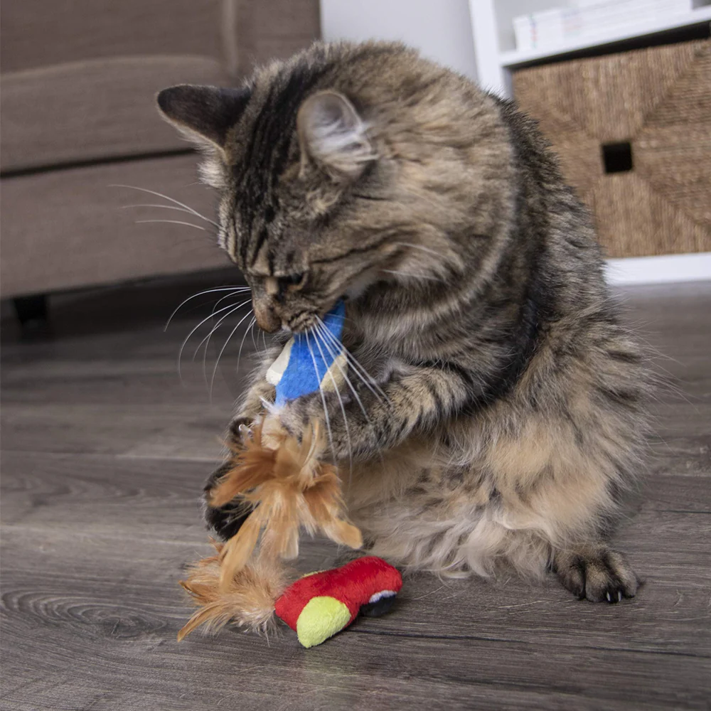 Petlinks Parrot Tweet Electronic Sound Catnip Cat Toy Assorted - Image 4