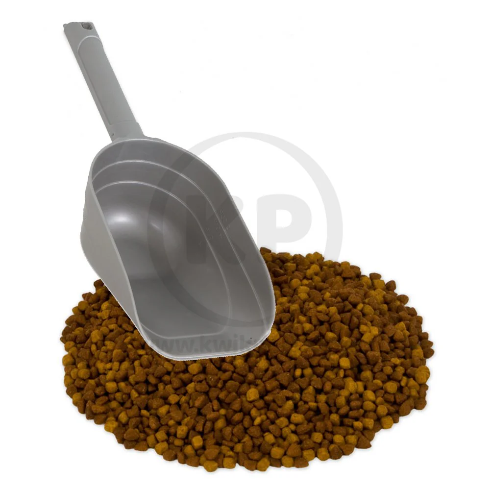 Petmate Pet Food Scoop with Microban Mason Silver Medium - Image 4