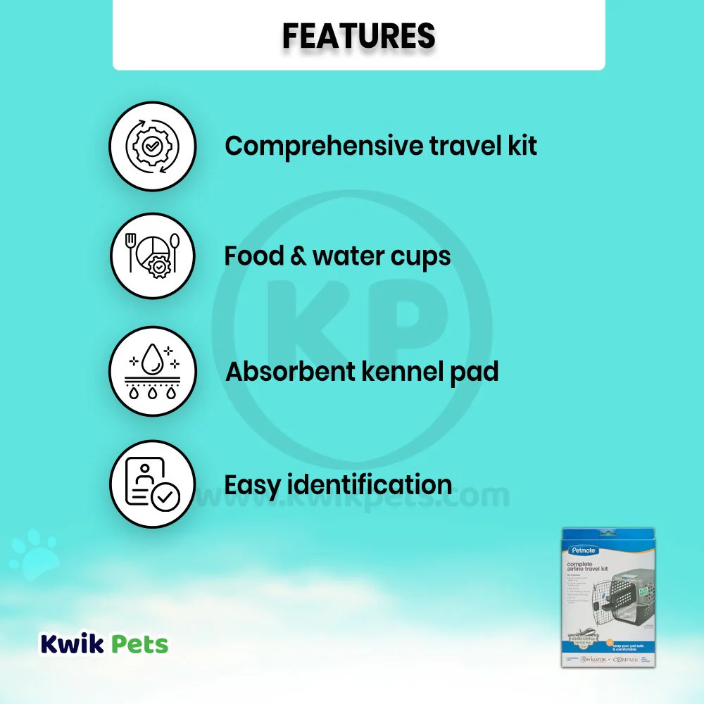 Petmate Kennel Airline Travel Kit One Size - Image 3