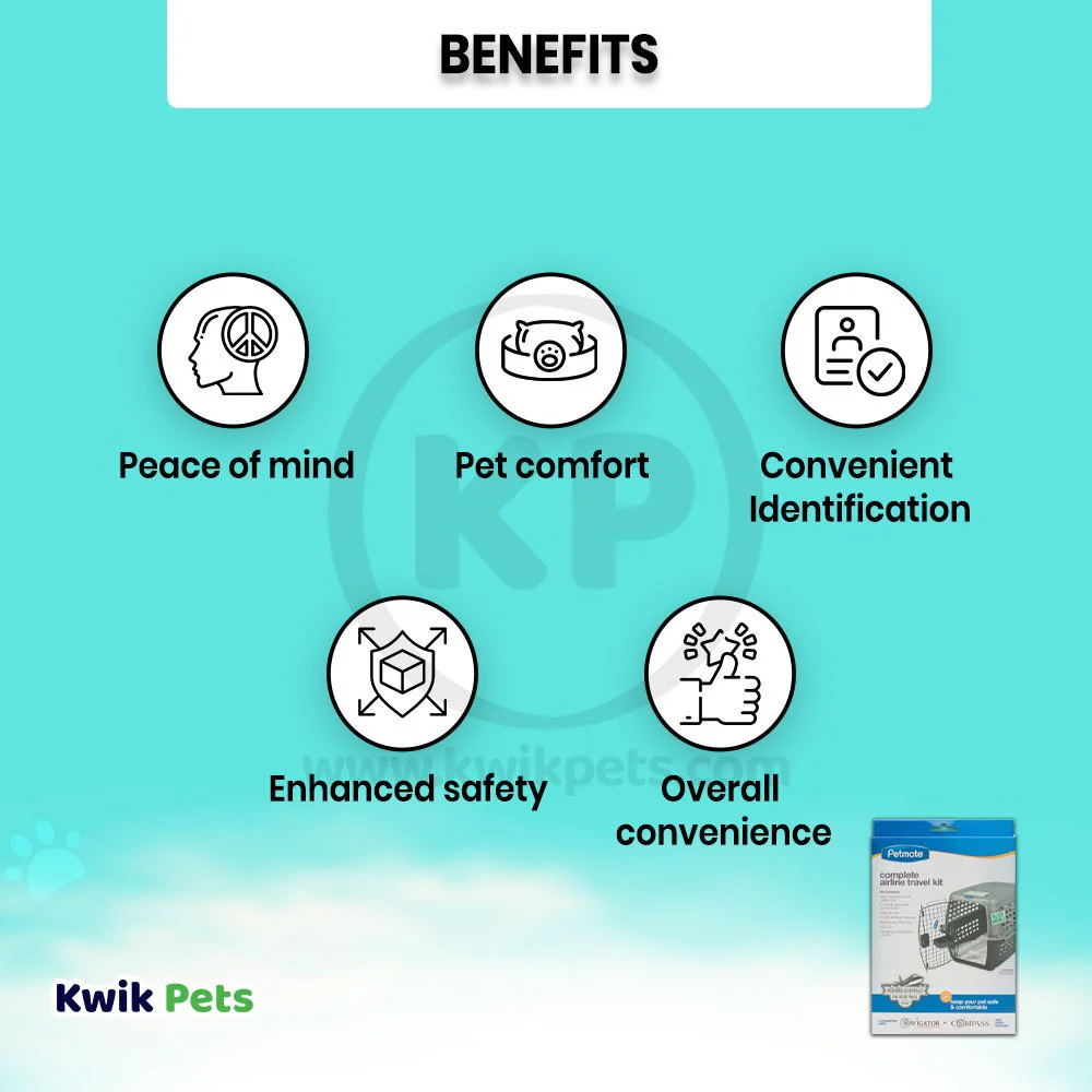 Petmate Kennel Airline Travel Kit One Size - Image 4