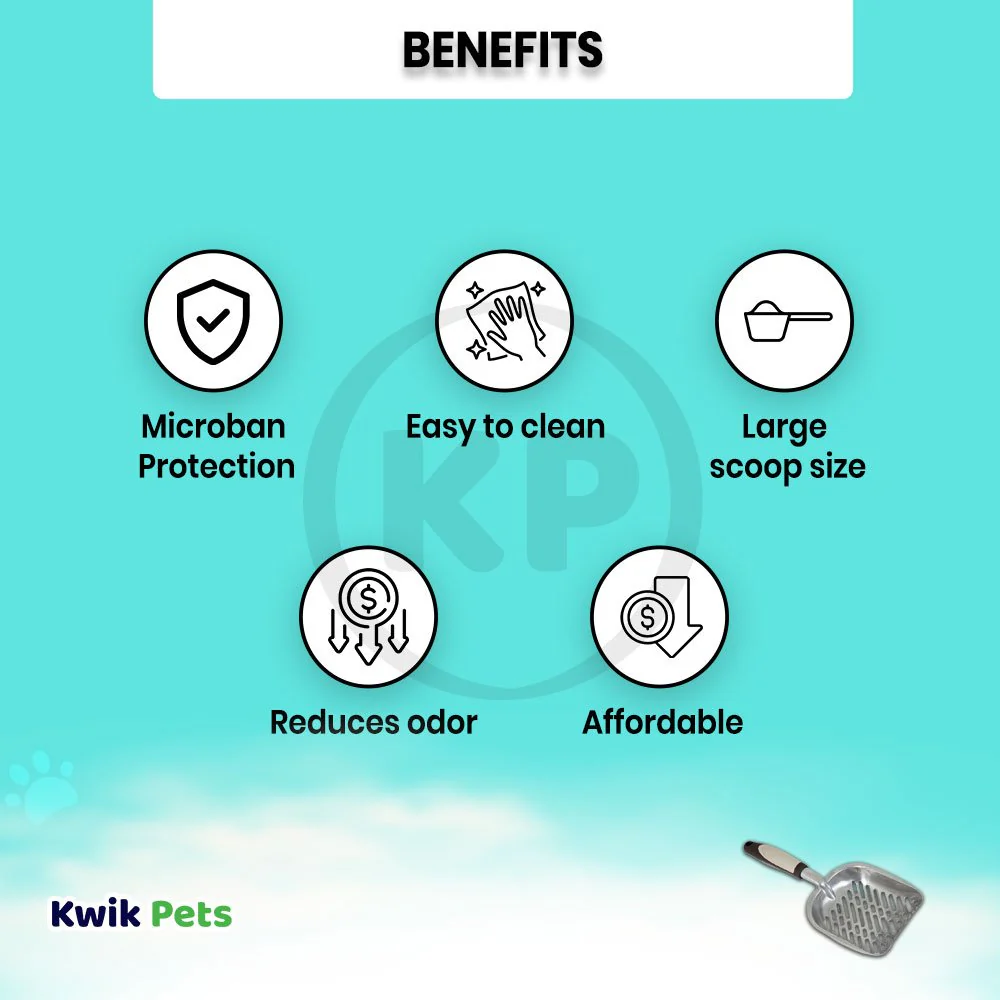 Petmate Metal Cat Litter Scoop One Size - Image 3
