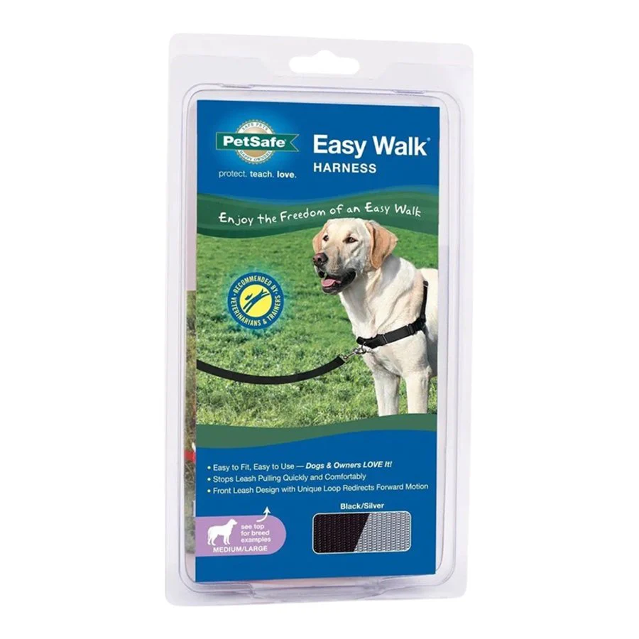 PetSafe Easy Walk Dog Harness Black Medium/Large