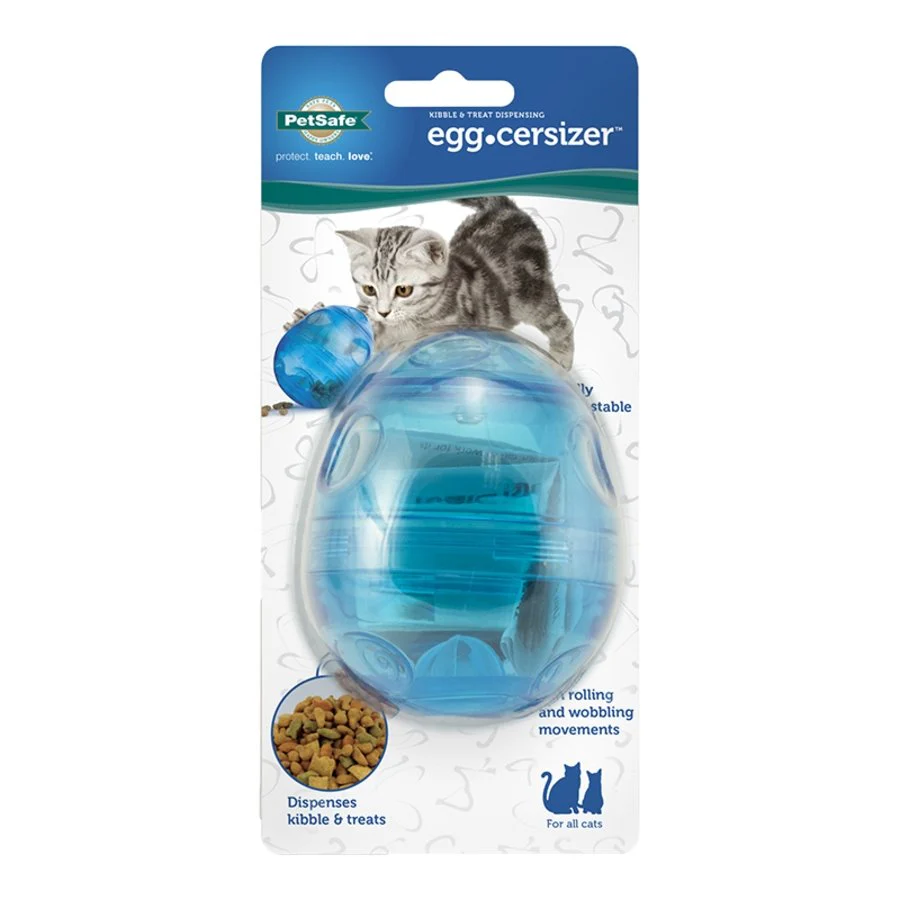 PetSafe Funkitty Egg-Cersizer Treat-Dispensing Cat Toy