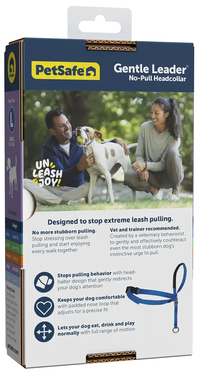 PetSafe Gentle Leader No-Pull Dog Headcollar Royal Blue Large - Image 2