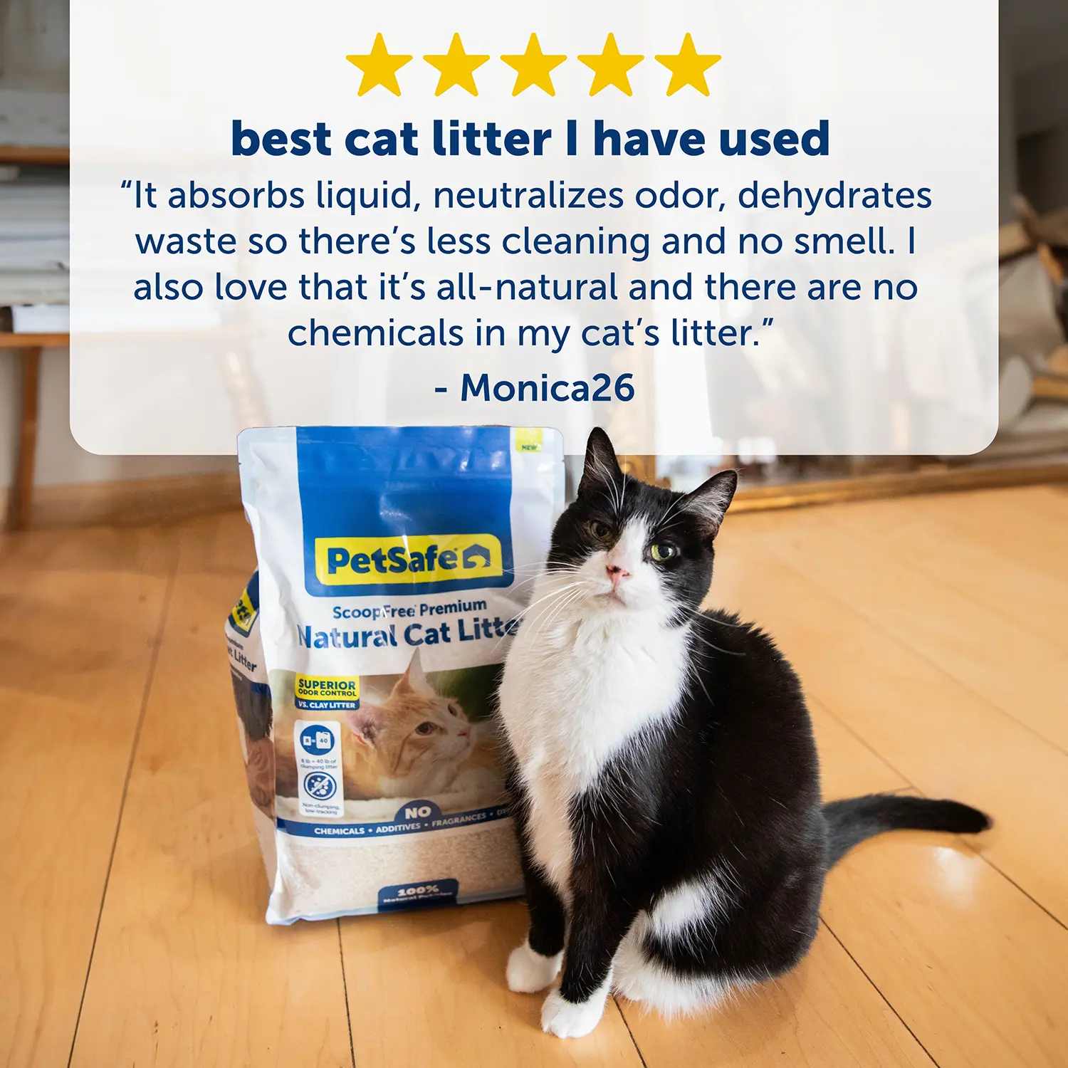 PetSafe ScoopFree Premium Natural Non-Clumping Cat Litter 8-lb - Image 9