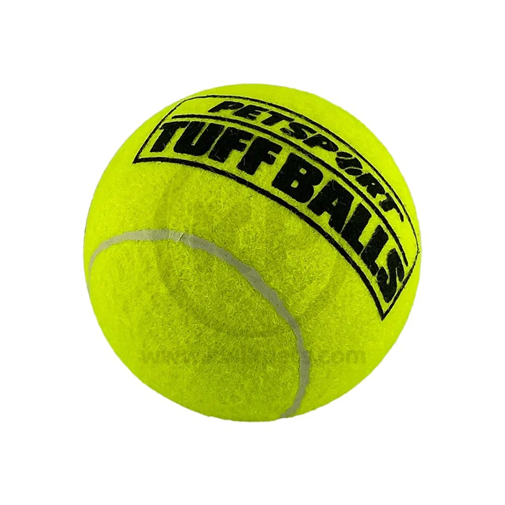 Petsport USA Giant Tuff Ball Dog Toy Yellow 4-in - Image 2