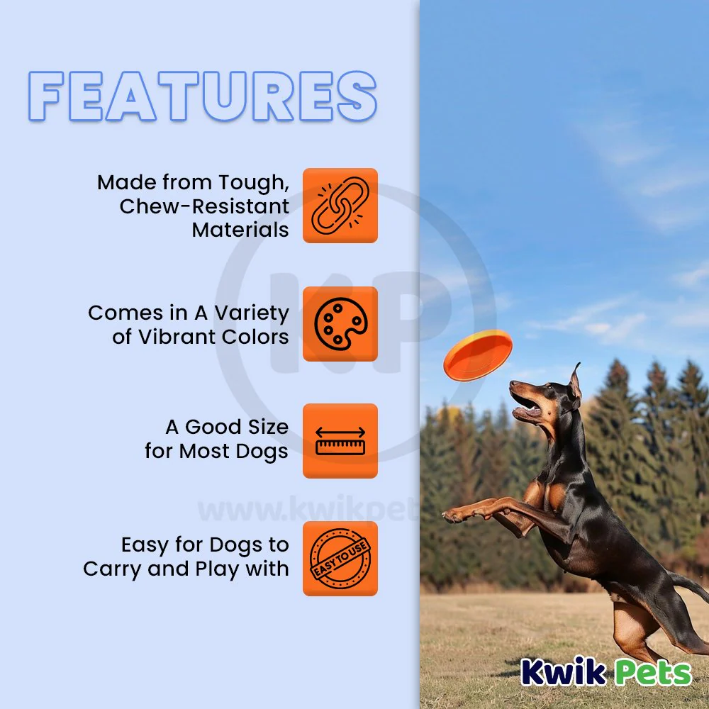 Petsport USA Tuff Disk Dog Toy Assorted 9-in - Image 2