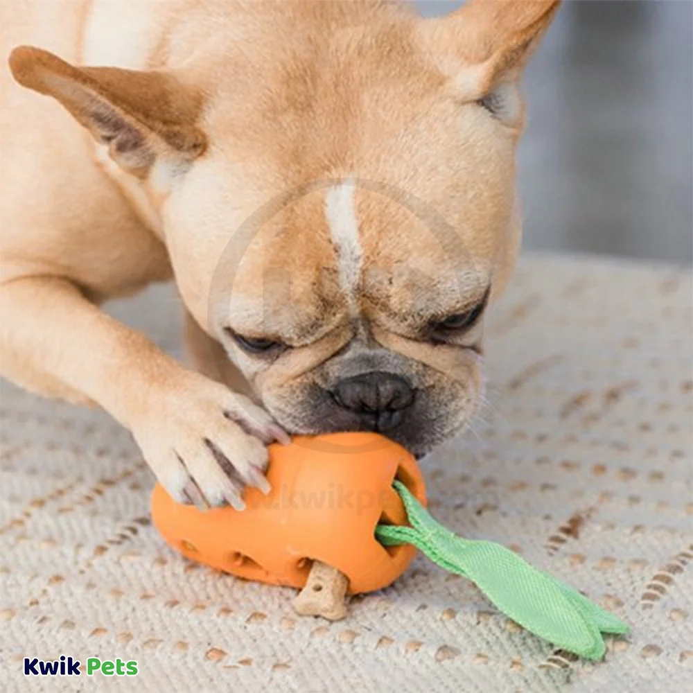 Petstages Carrot Stuffer Treat-Dispensing Interactive Dog Toy - Image 5